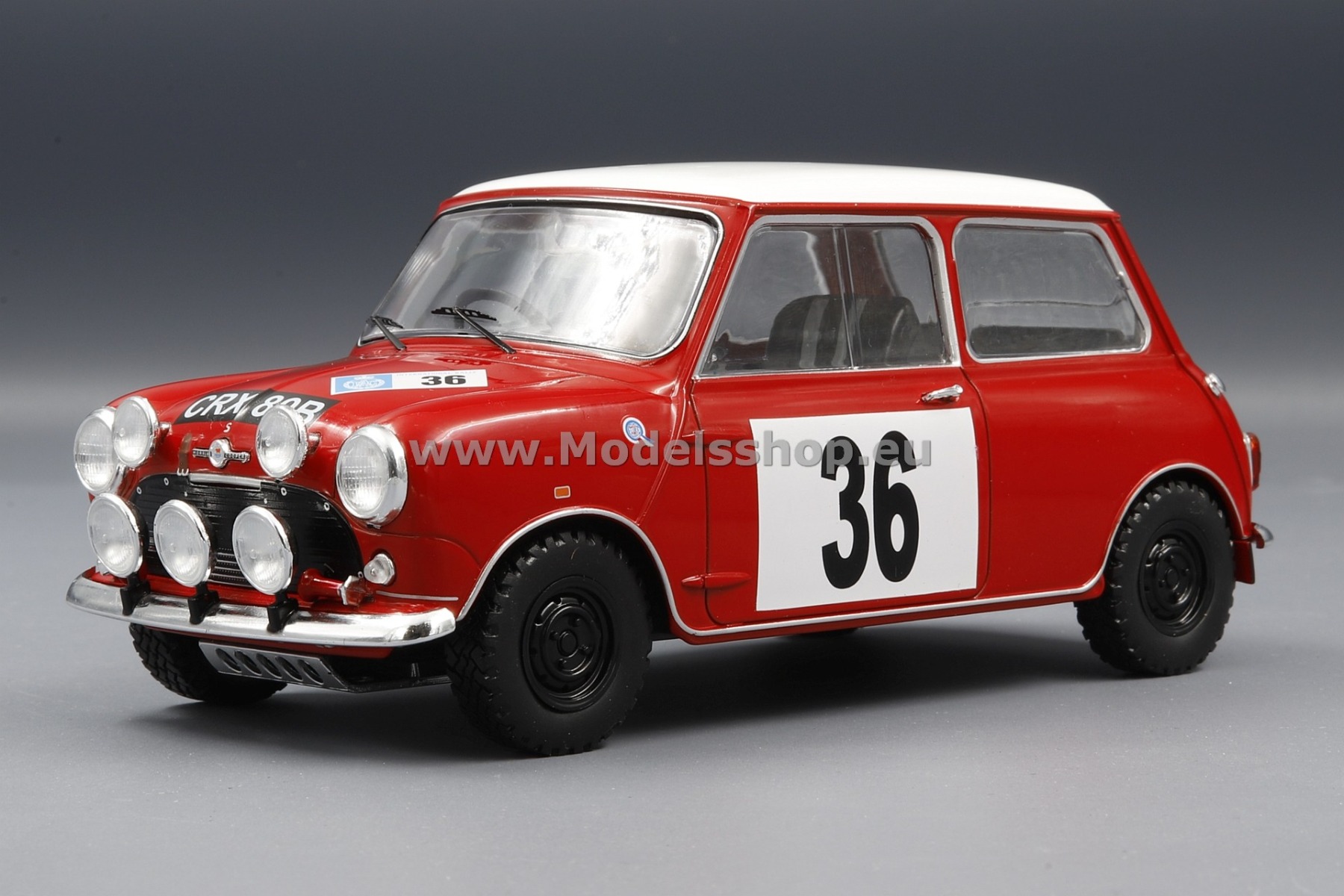 IXO18RMC065C.20 Mini Cooper S, RHD, No.36, BMC, RAC Rally, 1965, T.Fall/R.Crellin