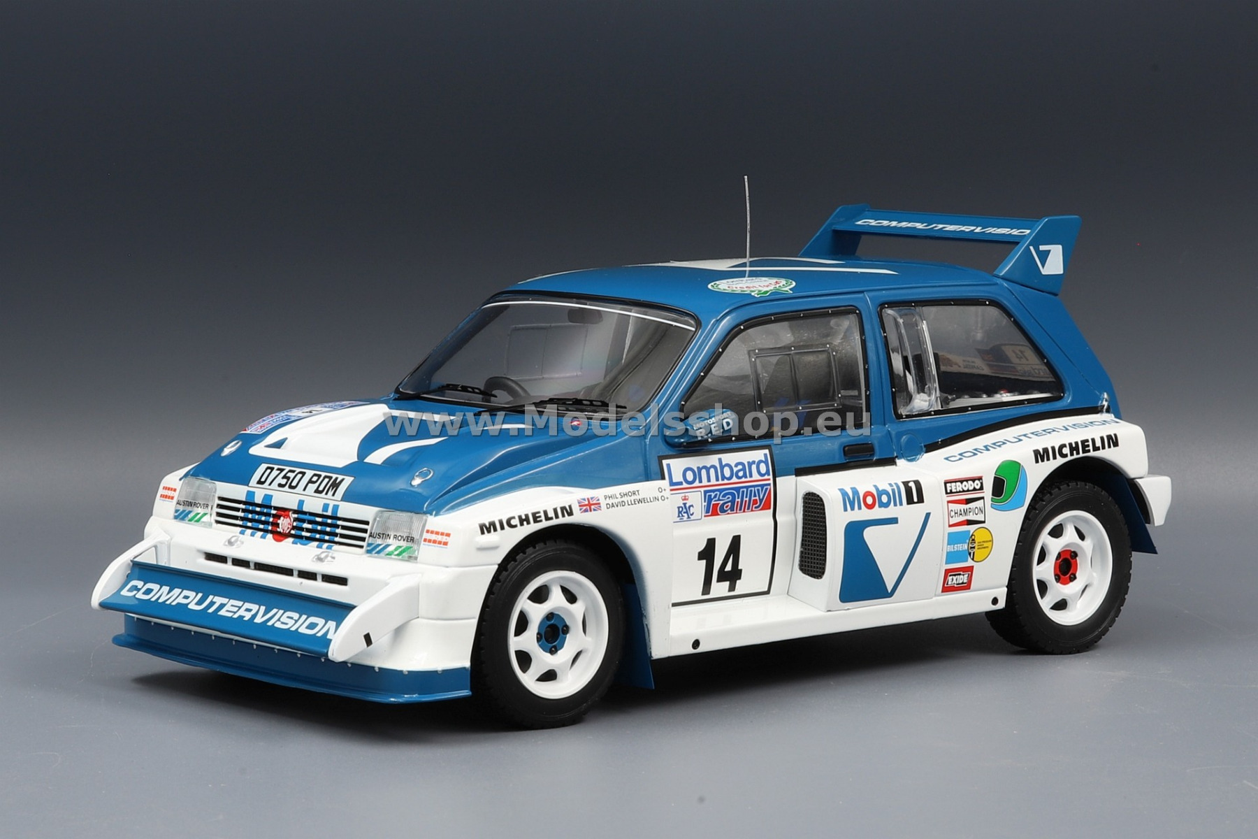 MG Metro 6R4, RHD, No.14, Rally WM, RAC Rally, 1986, D.Llewellin/P.Short