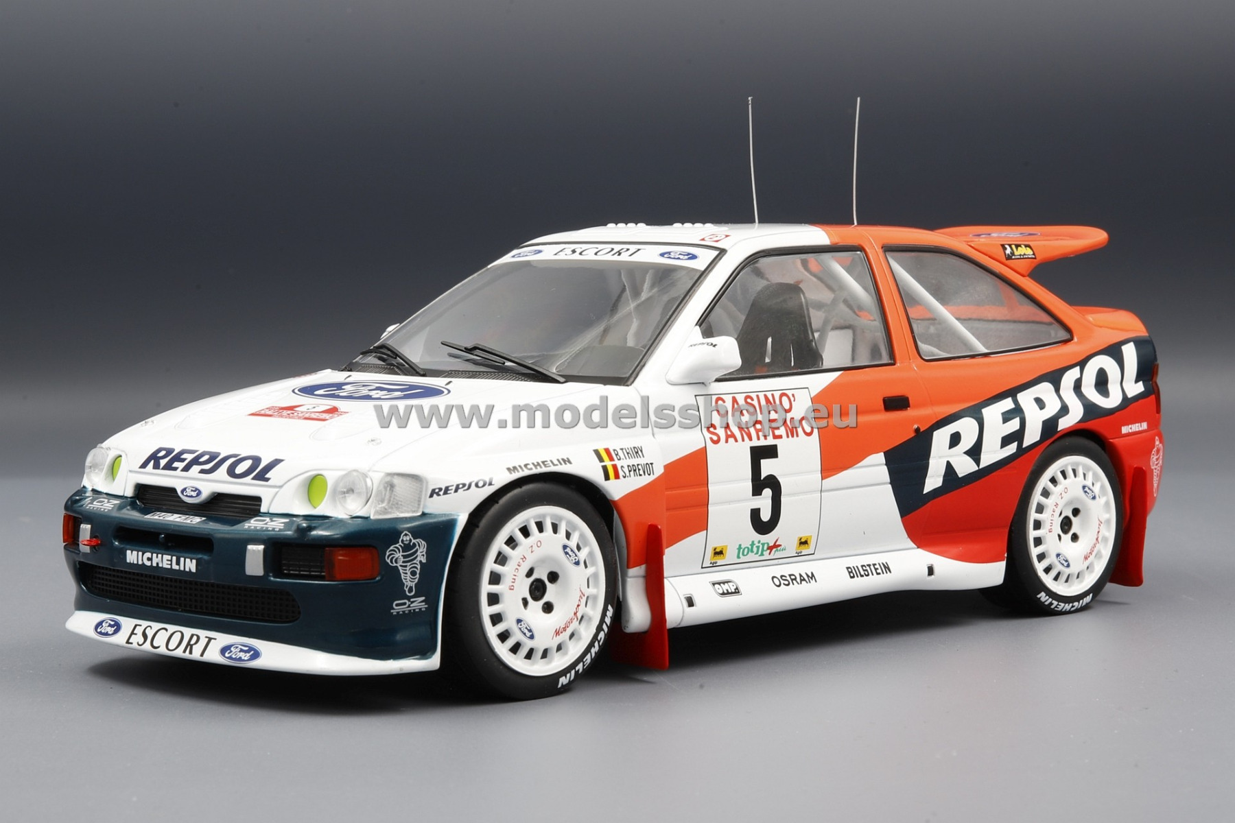 Ford Escort RS Cosworth, No.5, Rally WM, Rally San Remo, 1996, B.Thiry/S.Prevot
