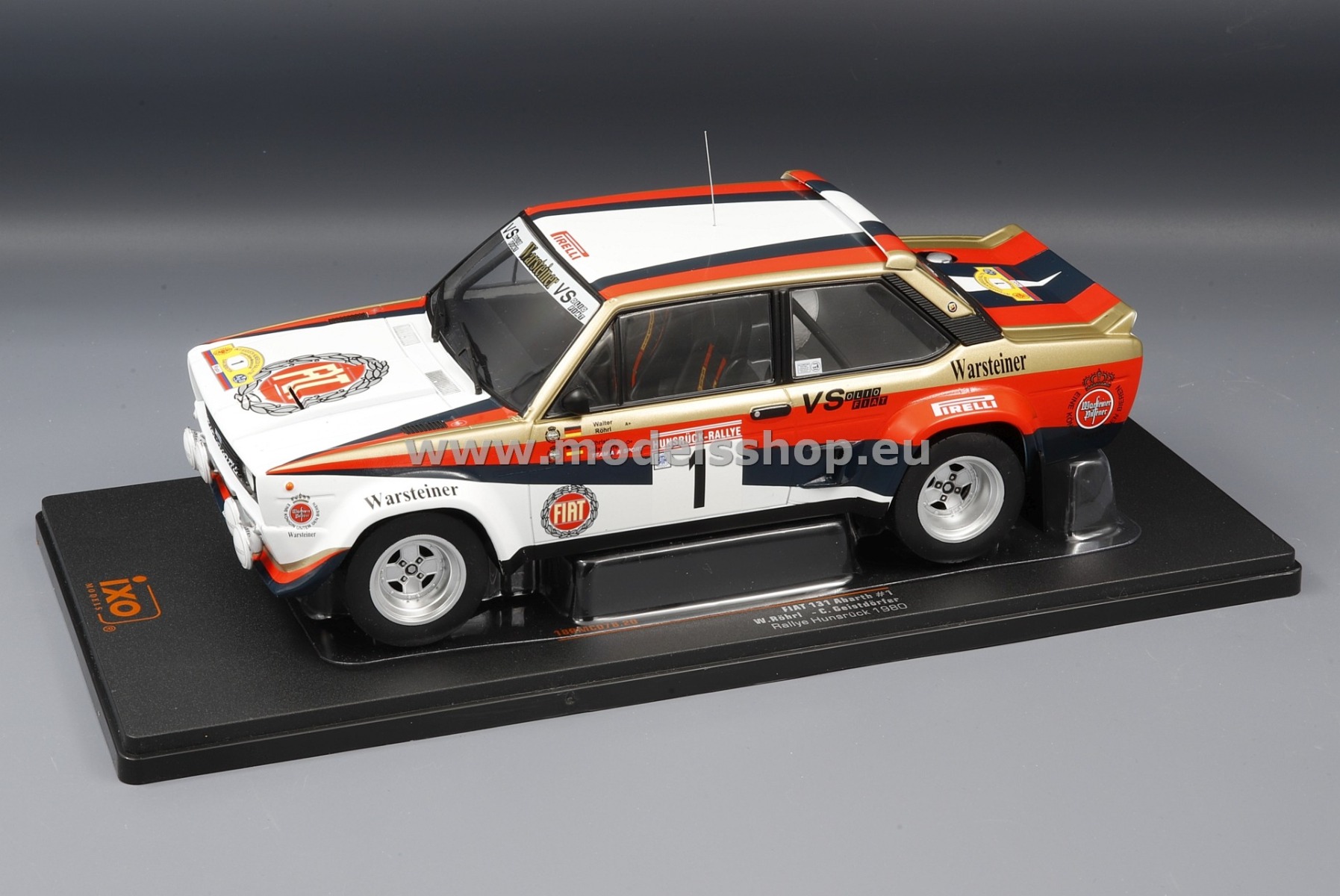 IXO18RMC078.20 Fiat 131 Abarth, No.1, team AA sport
