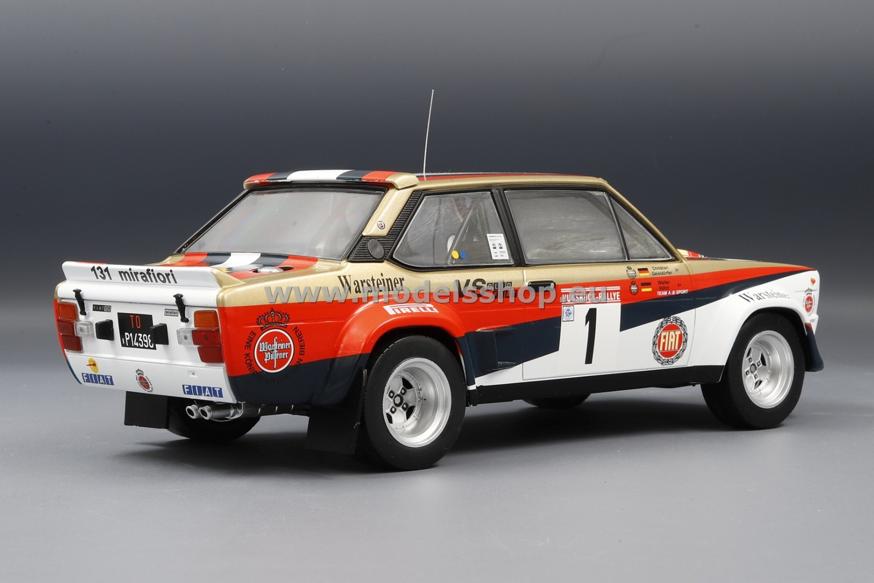 IXO18RMC078.20 Fiat 131 Abarth, No.1, team AA sport