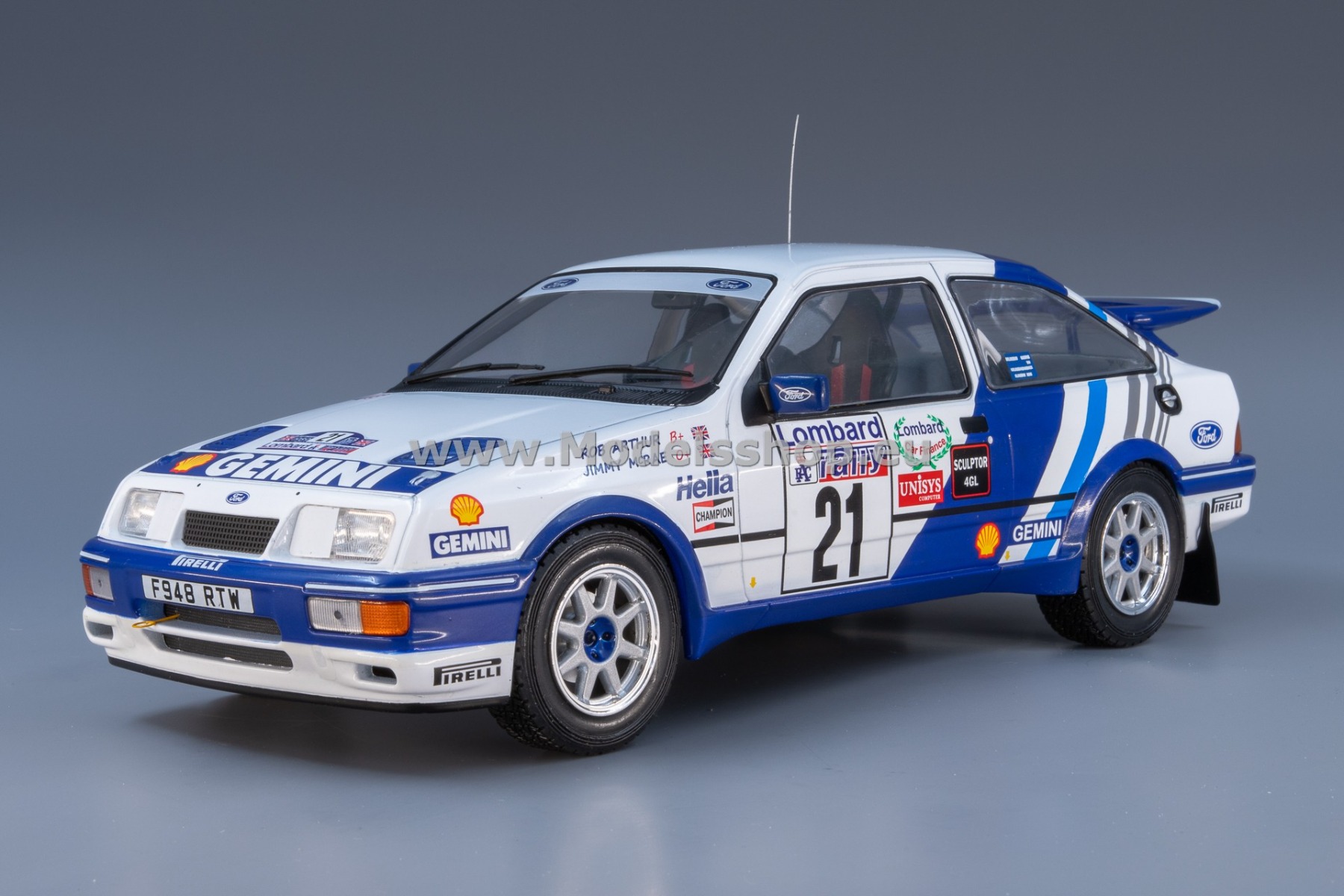 IXO18RMC079A.20 Ford Sierra RS Cosworth, RHD, No.27, Rally WM, RAC Rally 1989, J.McRae/R. Arthur