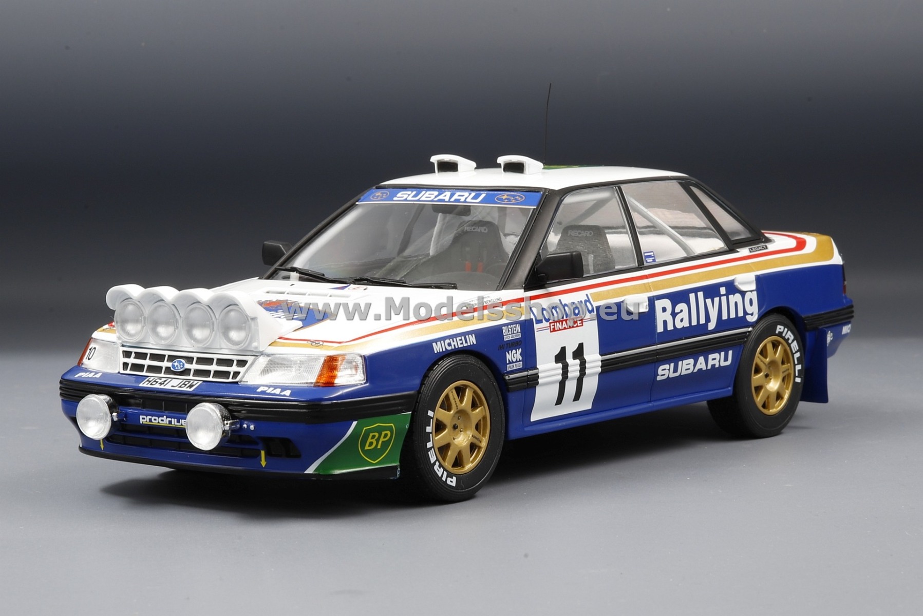 IXO18RMC080C.20 Subaru Legacy RS, No.11, Rothmans RACing, Rallye WM, RAC Rally 1991 A.Vatanen/B.Berglund