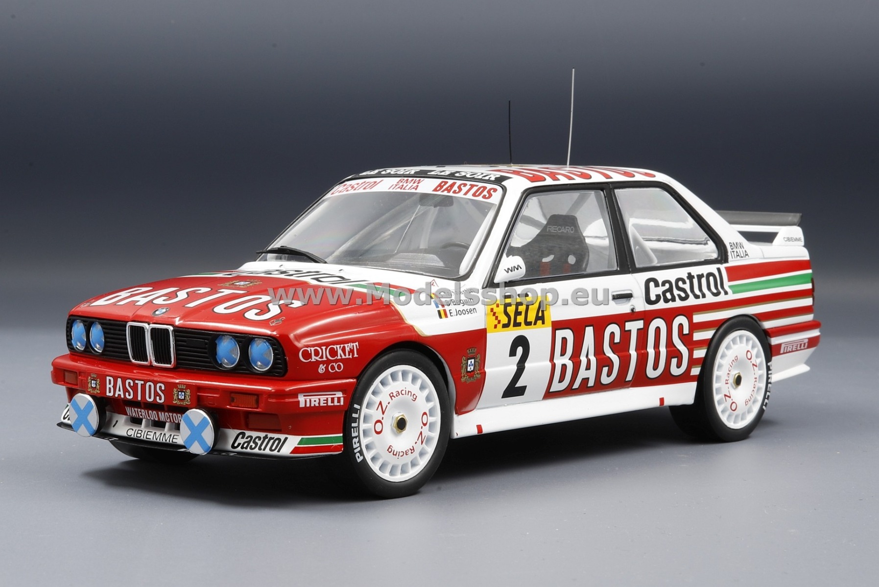 IXO18RMC081B.20 BMW M3 (E30), No.2, BMW Italia, Bastos, 24h Spa 1991, E.Joosen/J-M.Martin/B.Beguin