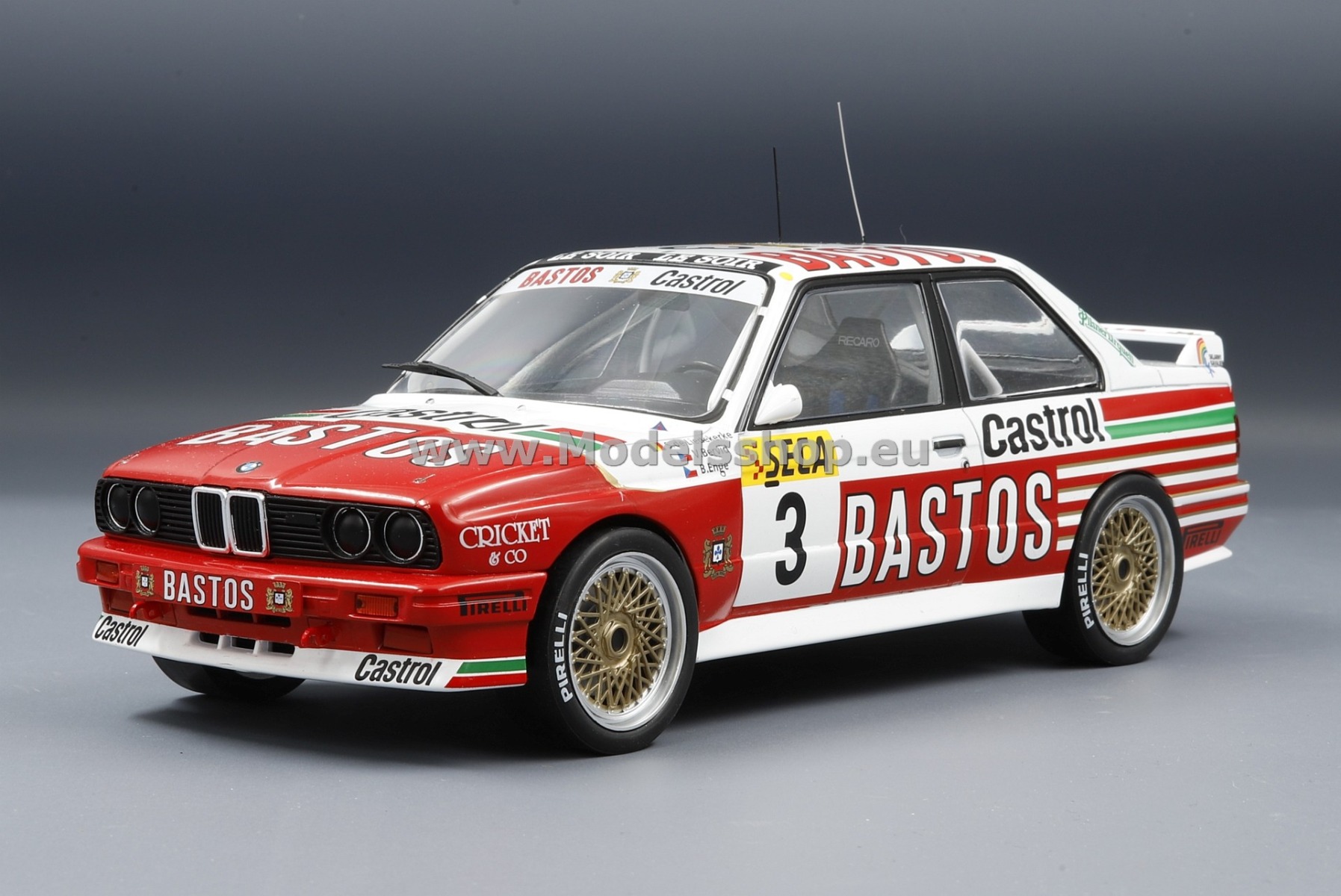 BMW M3 (E30), No.3, Bastos, 24h Spa 1991, S.de Liedekerke/B.Enge/V.Bervid