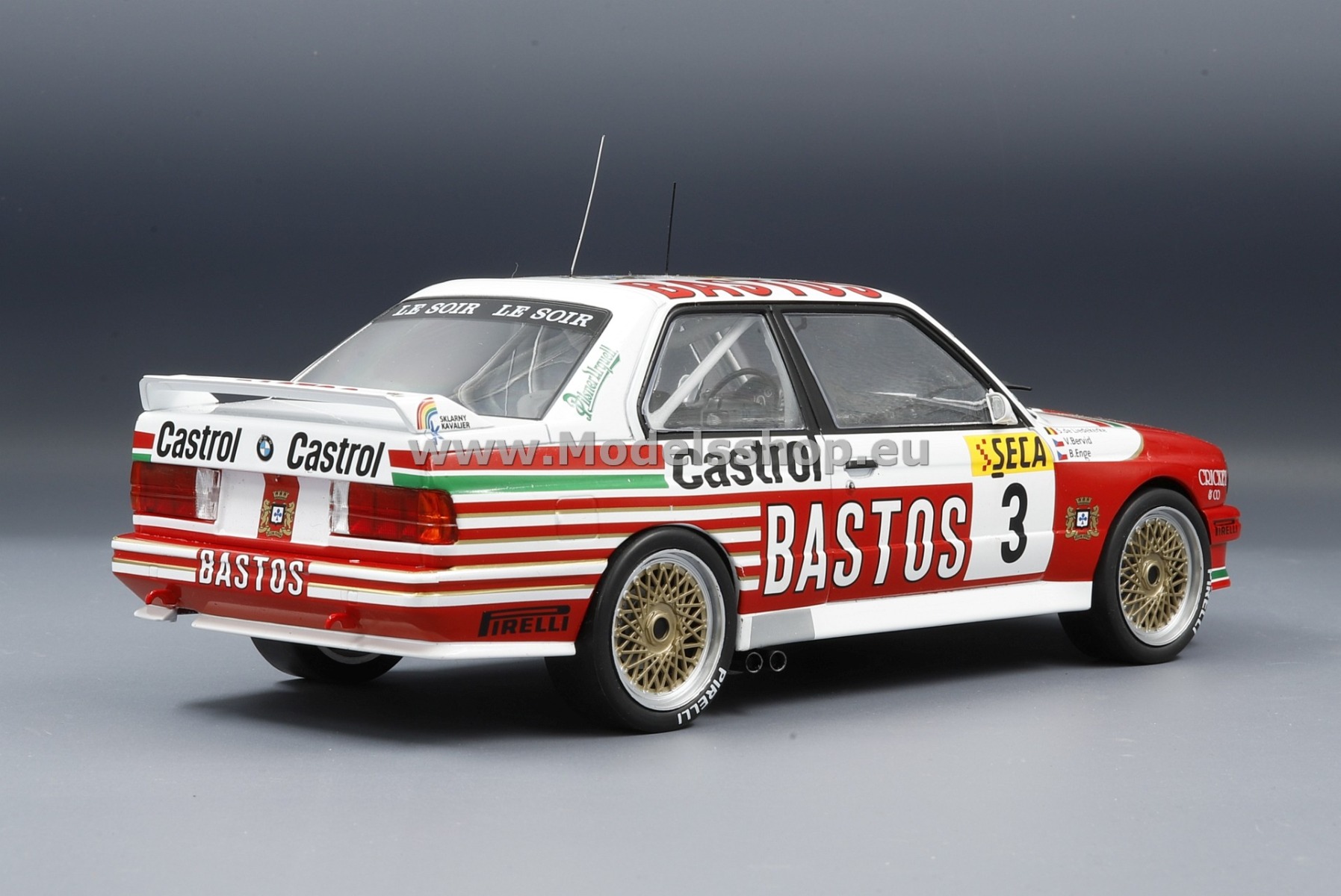 無料配達 BMW Liedekerke/B S.de 1991, Spa 24h Bastos, No.3, (E30), M3 レーシングカー