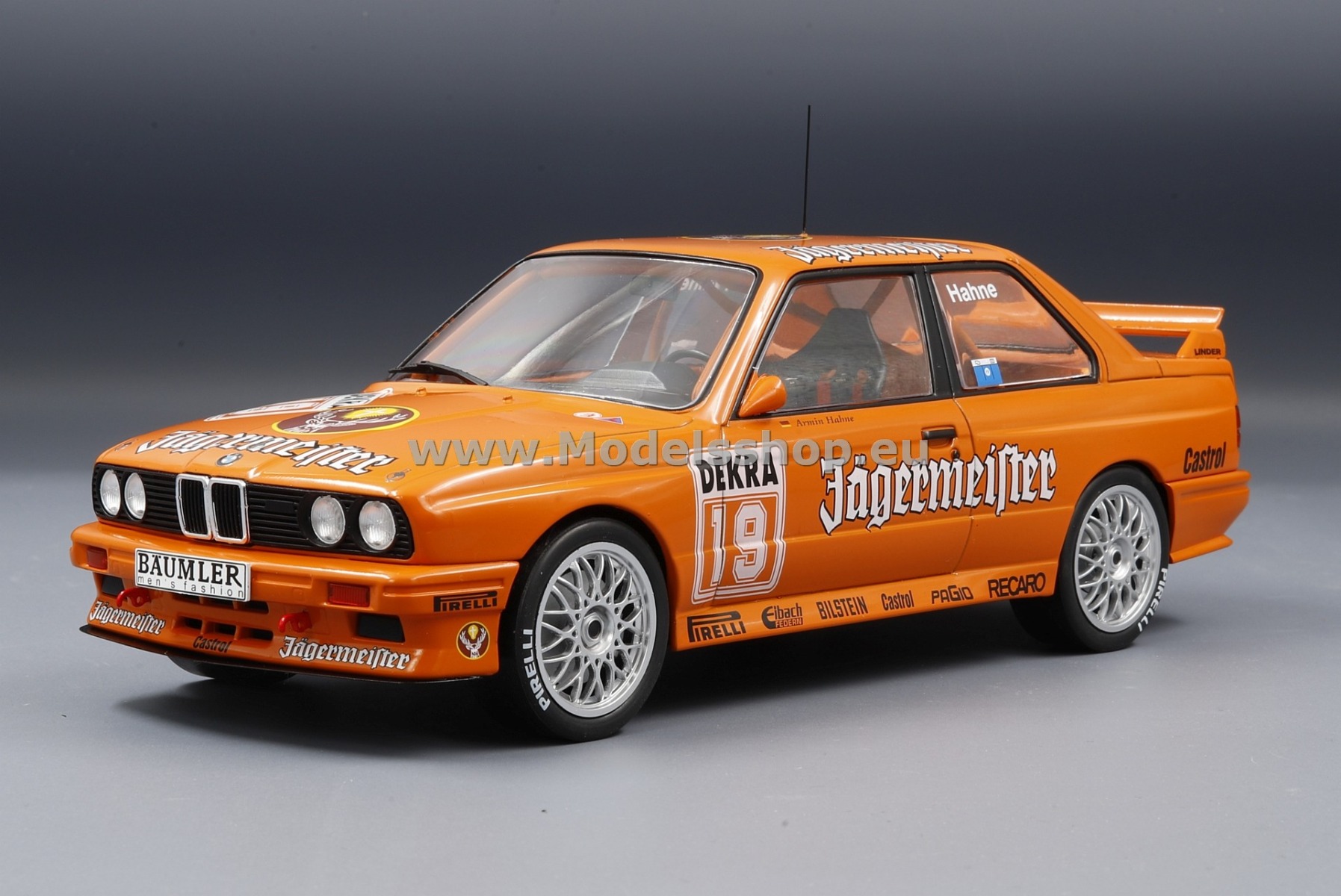 BMW M3 (E30), No.19, Jägermeister, DTM, Nurburgring 1992, A.Hahne