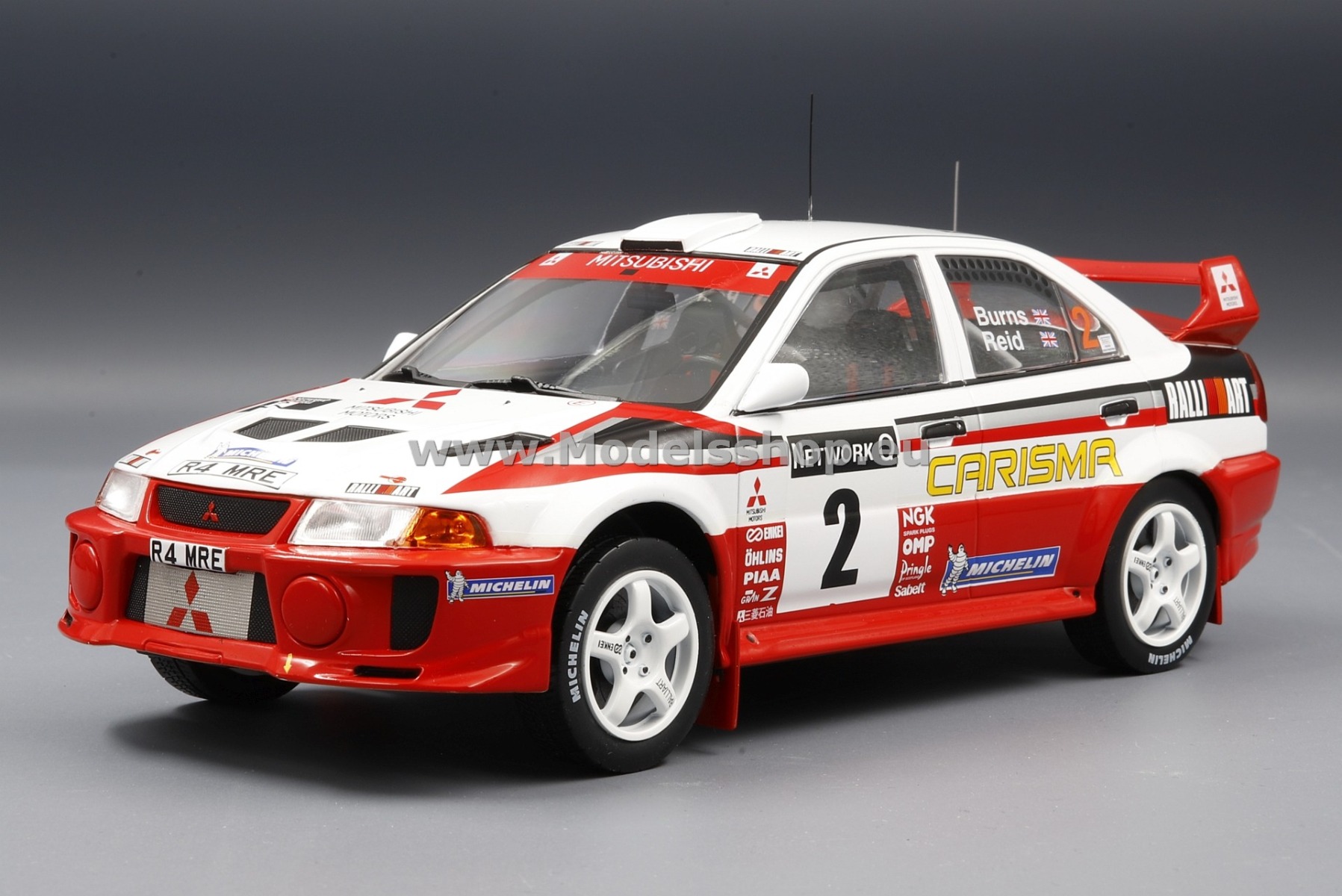 Mitsubishi Lancer RS Evolution V, No.2, Rally WM, RAC Rally 1998 R.Burns/R.Reid