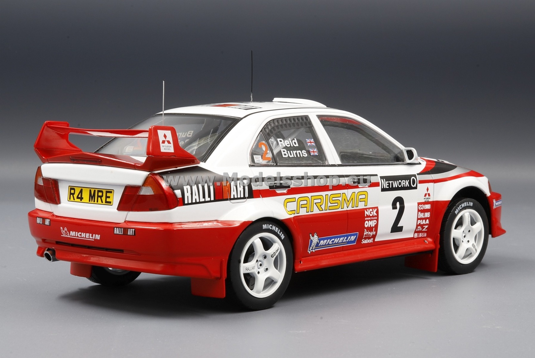 One Model 1:18 Mitsubishi Lancer EVO III WRC Racing Version