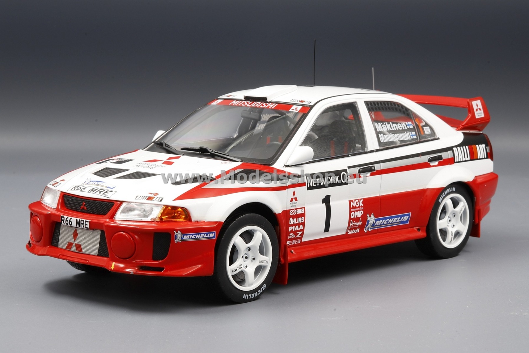Mitsubishi Lancer RS Evolution V, No.1, Rallye WM, RAC Rally 1998 T.Mäkinen/R.Mannisenmäki