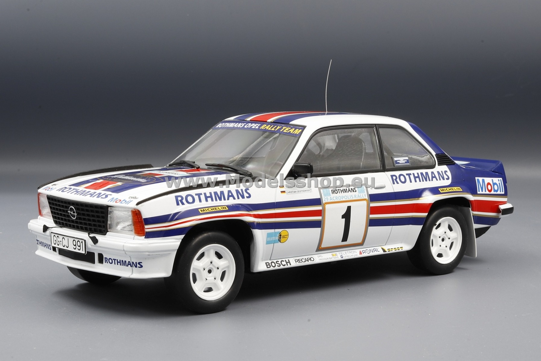 IXO18RMC097A.20 Opel Ascona B 400, No.1, Rothmans Opel Rally team, Rothmans, Rally WM, Rally Acropolis 1982 W.Roehrl/C.Geistdoerfer