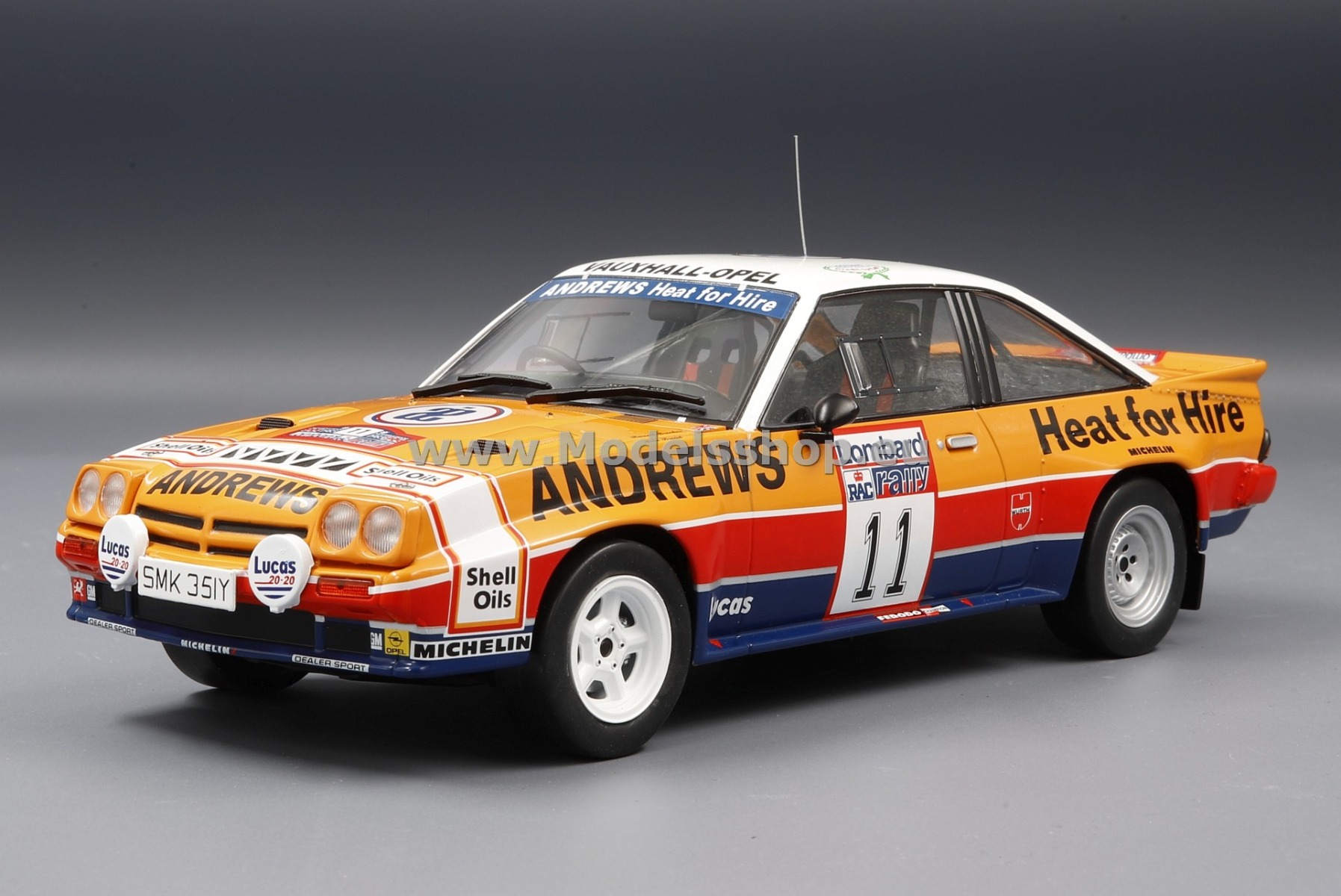 Opel Manta B 400, RHD, No.11, Andrews, Rally WM, RAC Rally 1985 R.Brookes/M.Broad