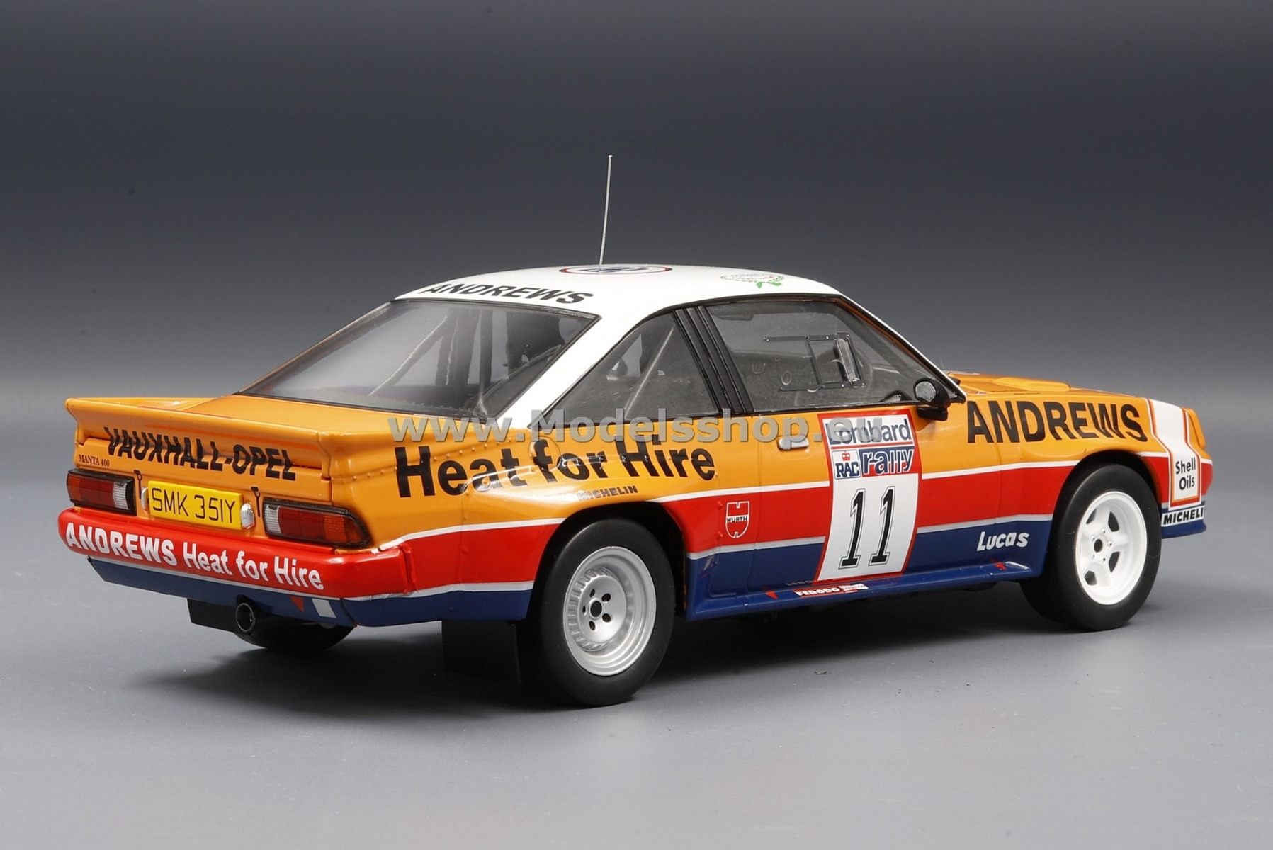 Opel Manta B 400, RHD, No.11, Andrews, Rally WM, RAC Rally 1985 R