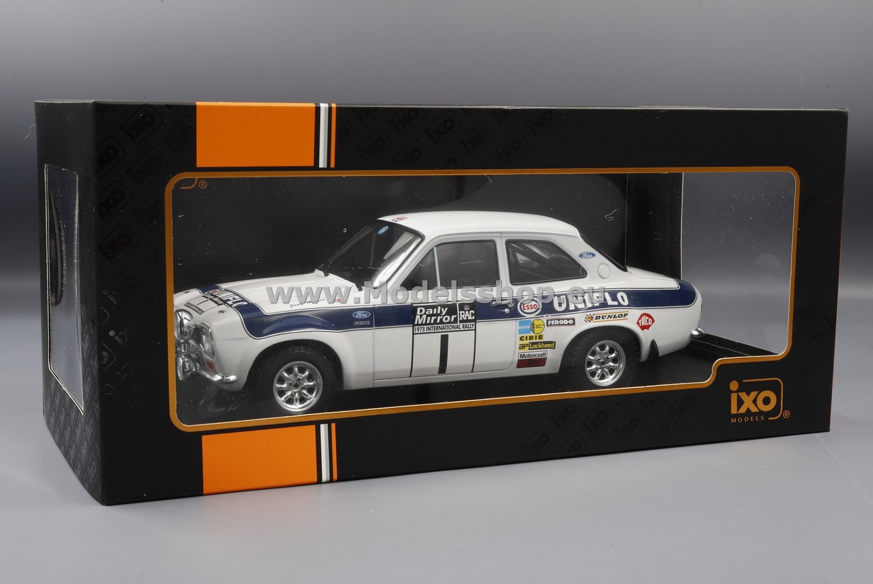 IXO 18RMC102.20 Ford Escort MKI RS 1600, RHD, No.1, Esso Uniflo
