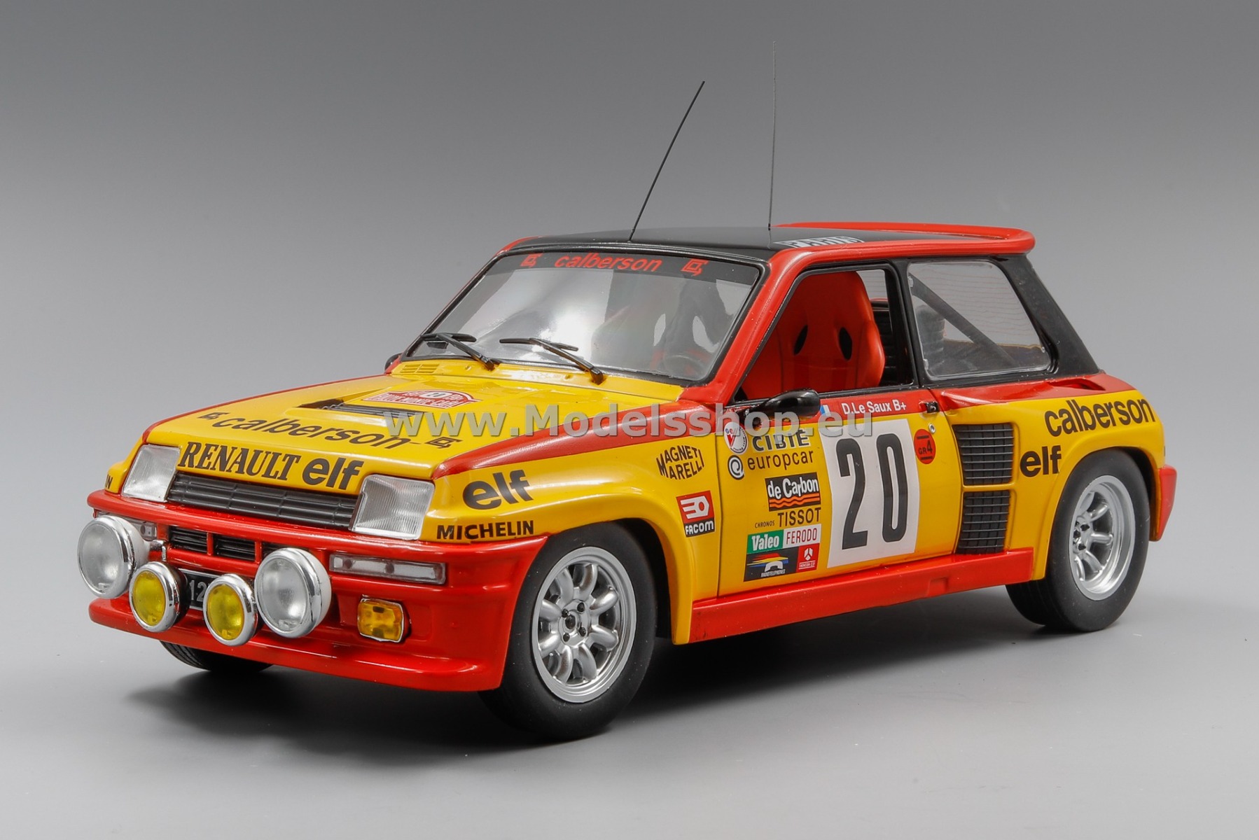 IXO18RMC118.22 Renault 5 Turbo, No.20, Calberson , Rally WM, Rallye Monte Carlo 1981 B.Saby/D.Le Saux