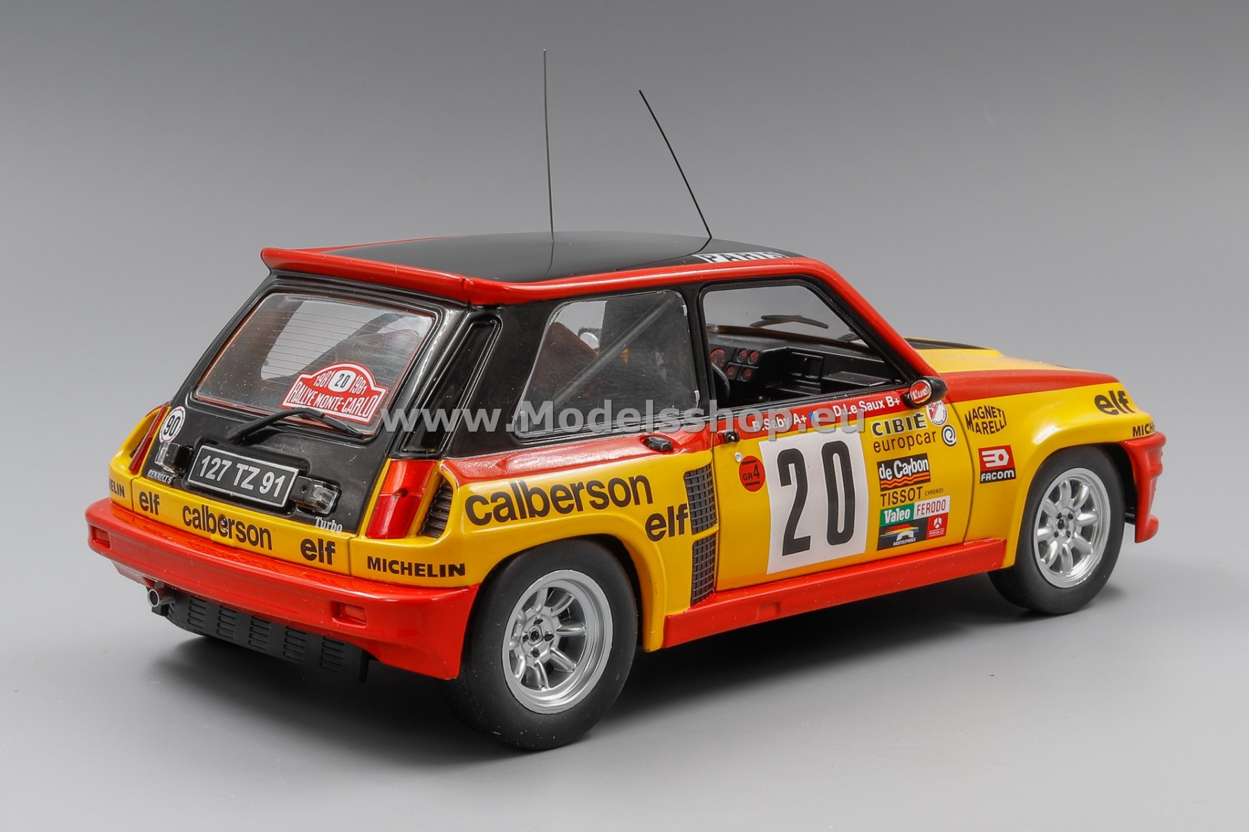 IXO 18RMC118.22 Renault 5 Turbo, No.20, Calberson , Rally WM