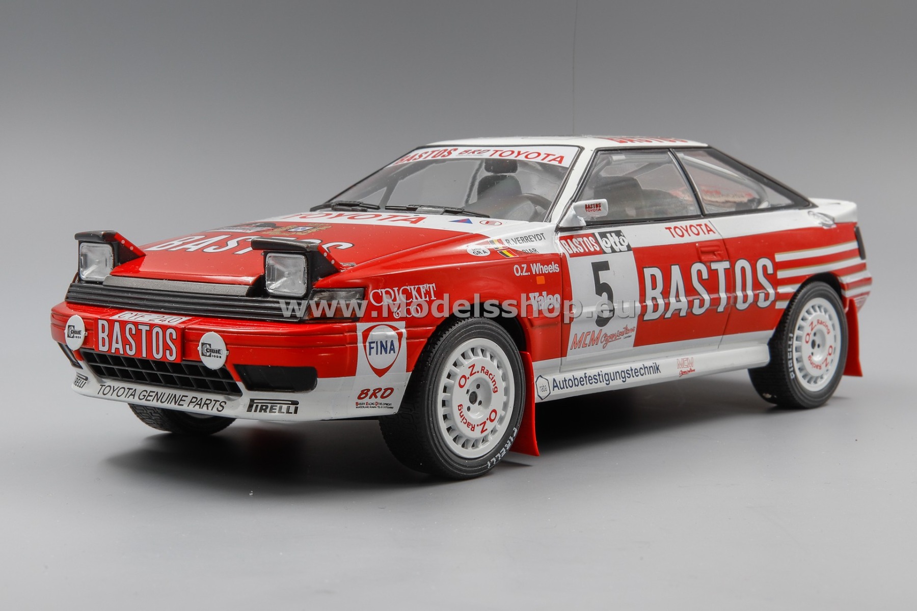 IXO18RMC119.22 Toyota Celica GT-Four ST165, No.5, Bastos, Haspengouw Rally 1990 R.Verreydt/G.Biar