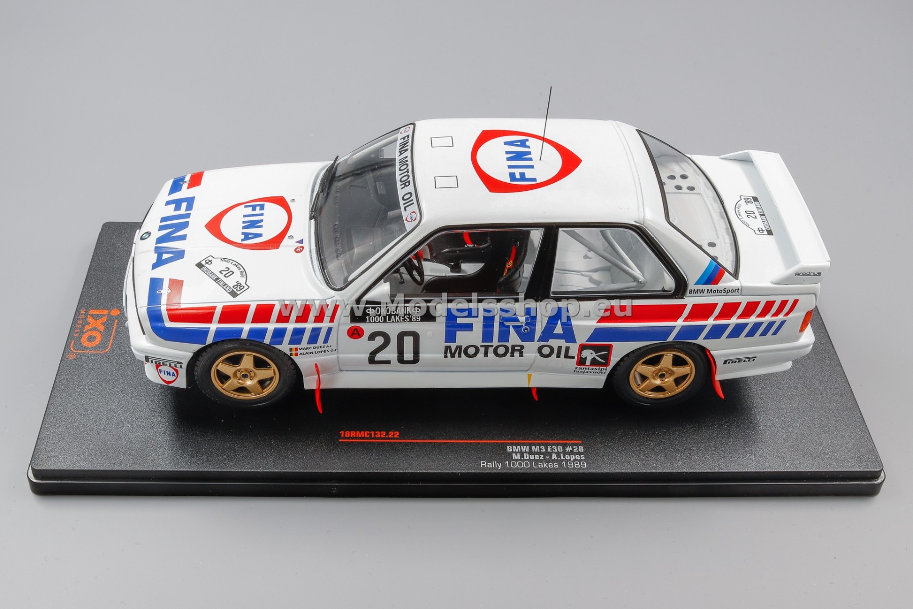 IXO18RMC132.22 BMW M3 (E30), No.20, FINA, Rally WM, 1000