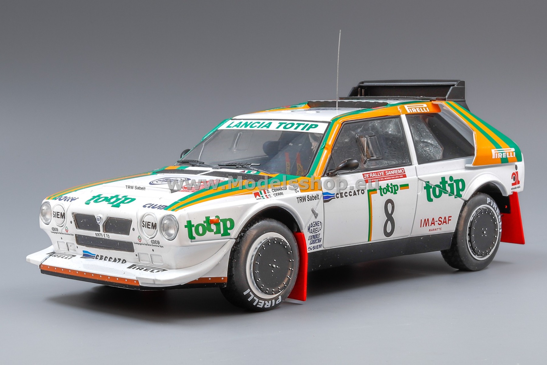IXO18RMC133.22 Lancia Delta S4, No.8, Totip, Rally WM, Rally San Remo 1986 D.Cerrato/G.Cerri