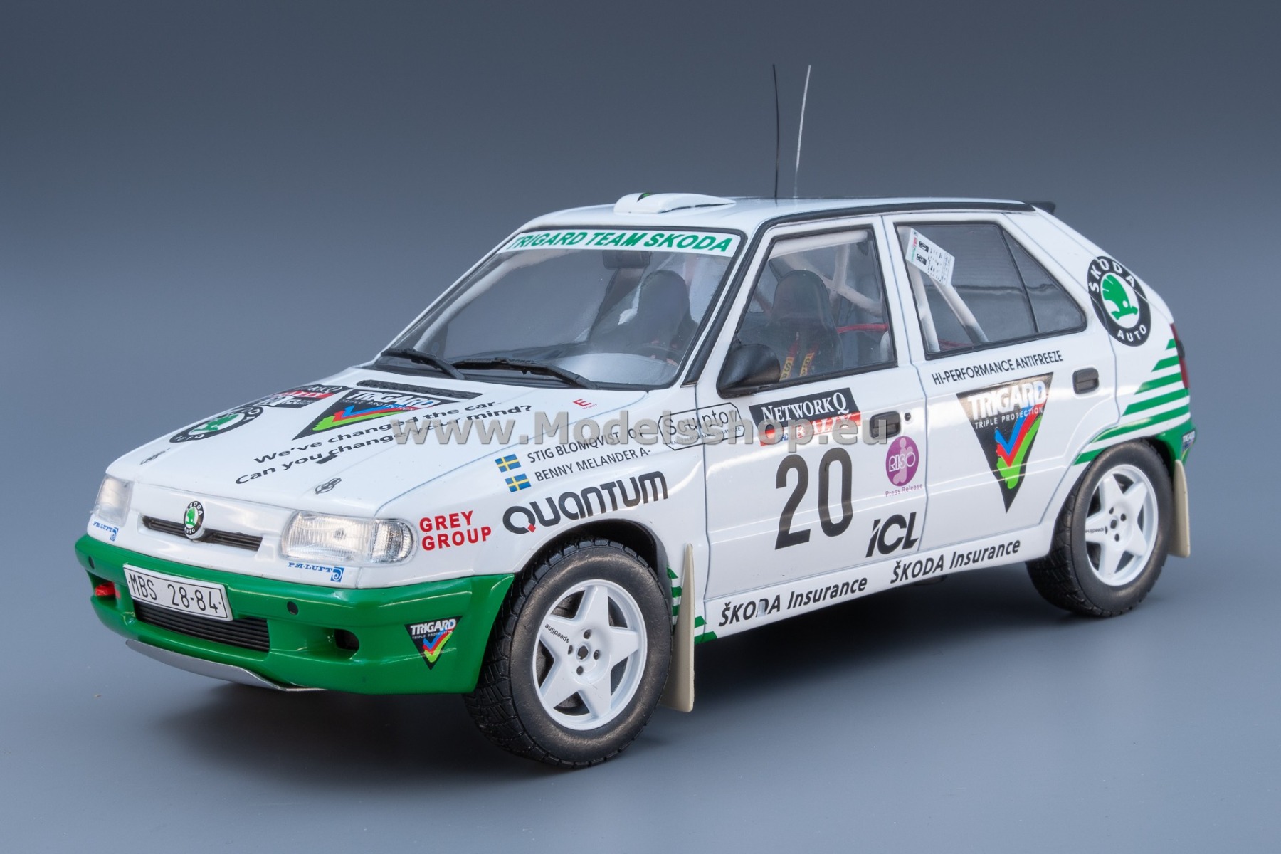 IXO18RMC147.22 Skoda Felicia Kit Car, No.20, Rallye WM, RAC Rally 1995, S.Blomqvist/B.Melander