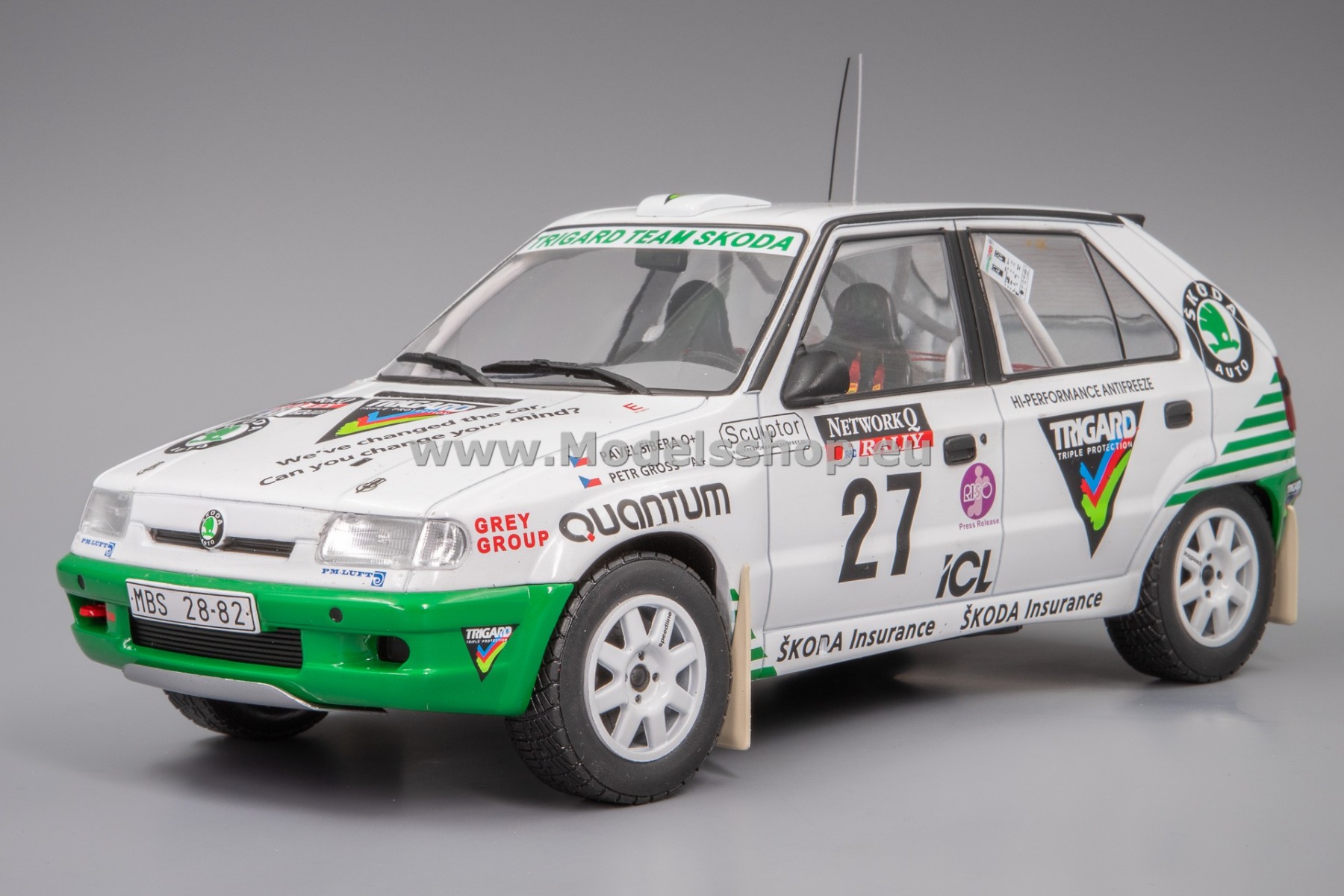IXO18RMC148.22 Skoda Felicia Kit Car, No.27, Rallye WM, RAC Rally 1995, P.Sibera/P.Gross