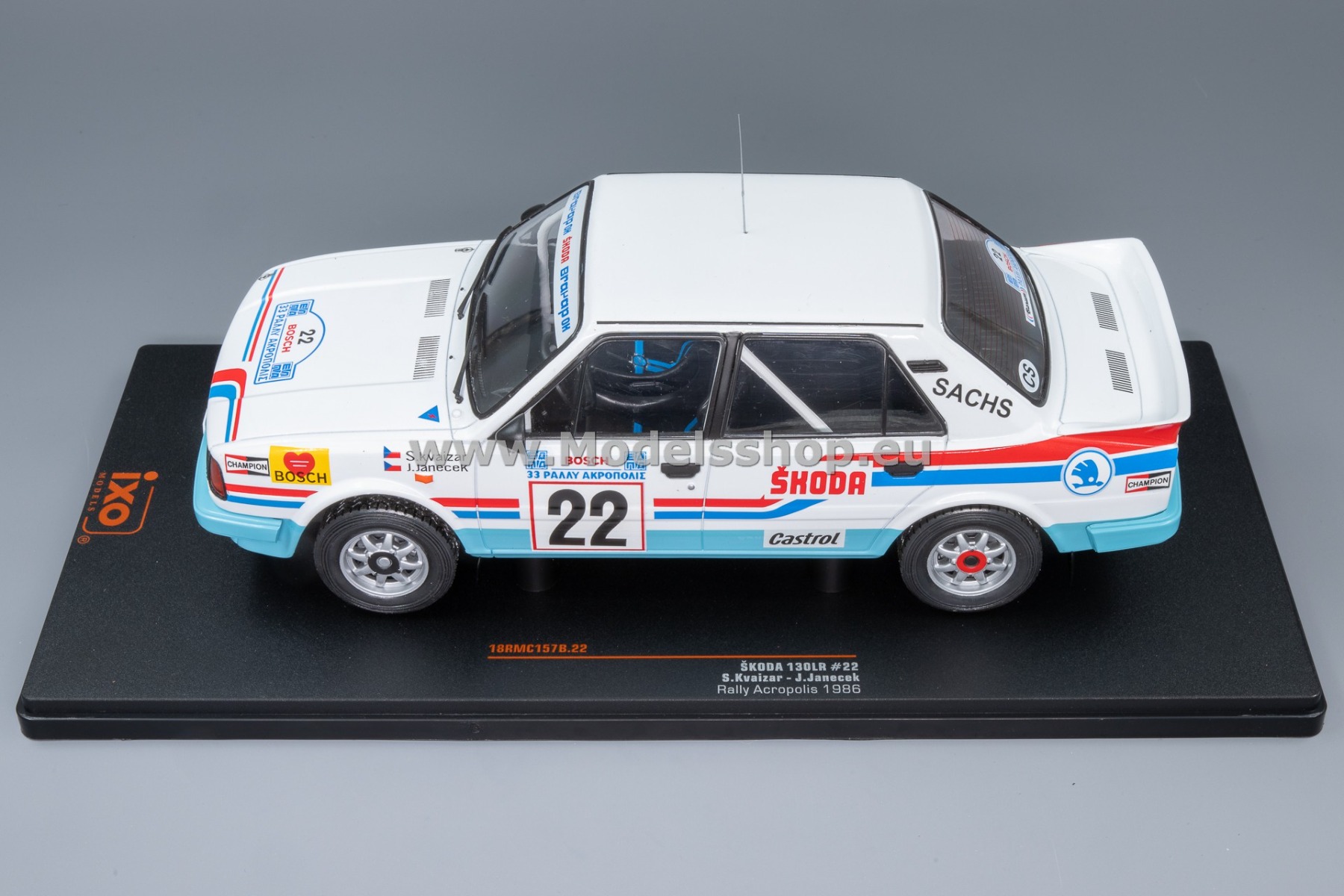 IXO 18RMC157B.22 Skoda 130 LR, No.22, Rallye WM, Rally Acropolis