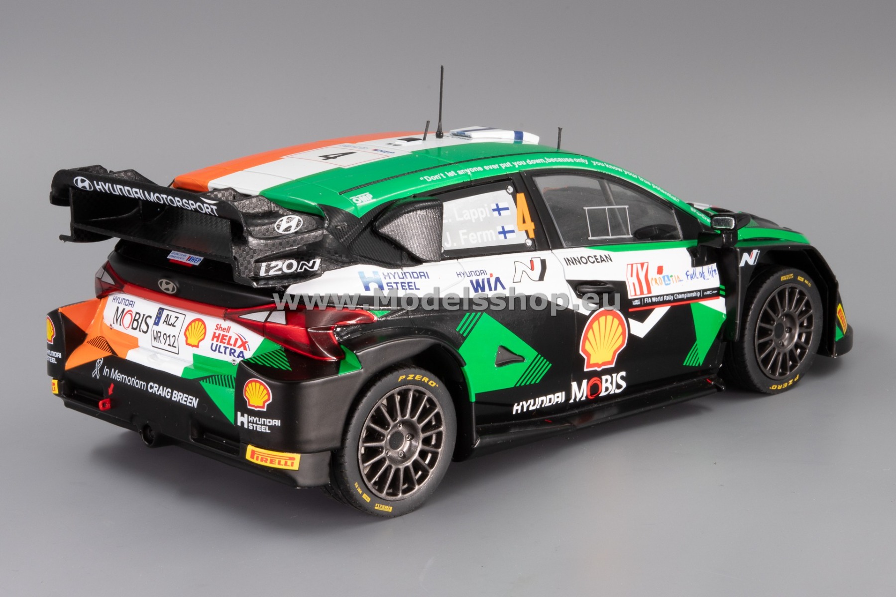 Hyundai i20 N Rally1, No.4, Rallye WM, Rally Croatia 2023, E.Lappi