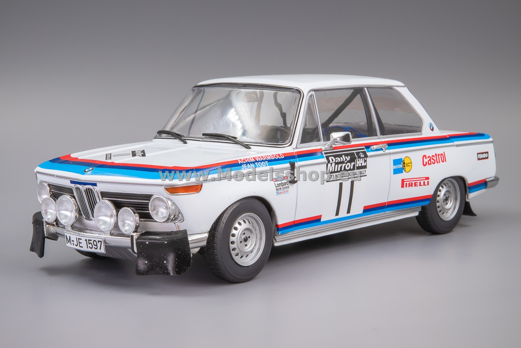 IXO18RMC164.22 BMW 2002, No.11, RAC Rally 1973, A.Warmbold / J.Todt
