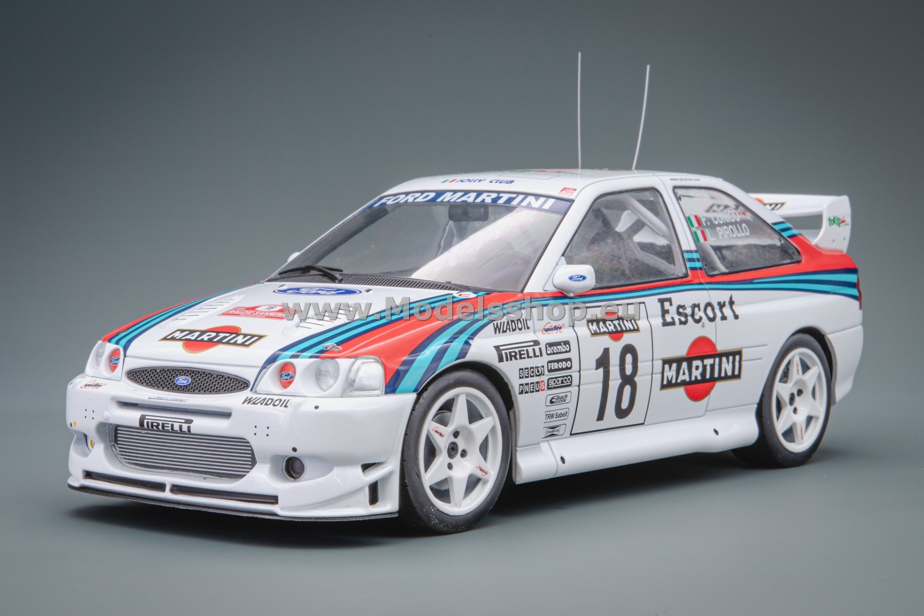 IXO18RMC171A.22 Ford Escort WRC, No.18, Rally Sanremo 1998, G.Cunico - 	L.Pirollo