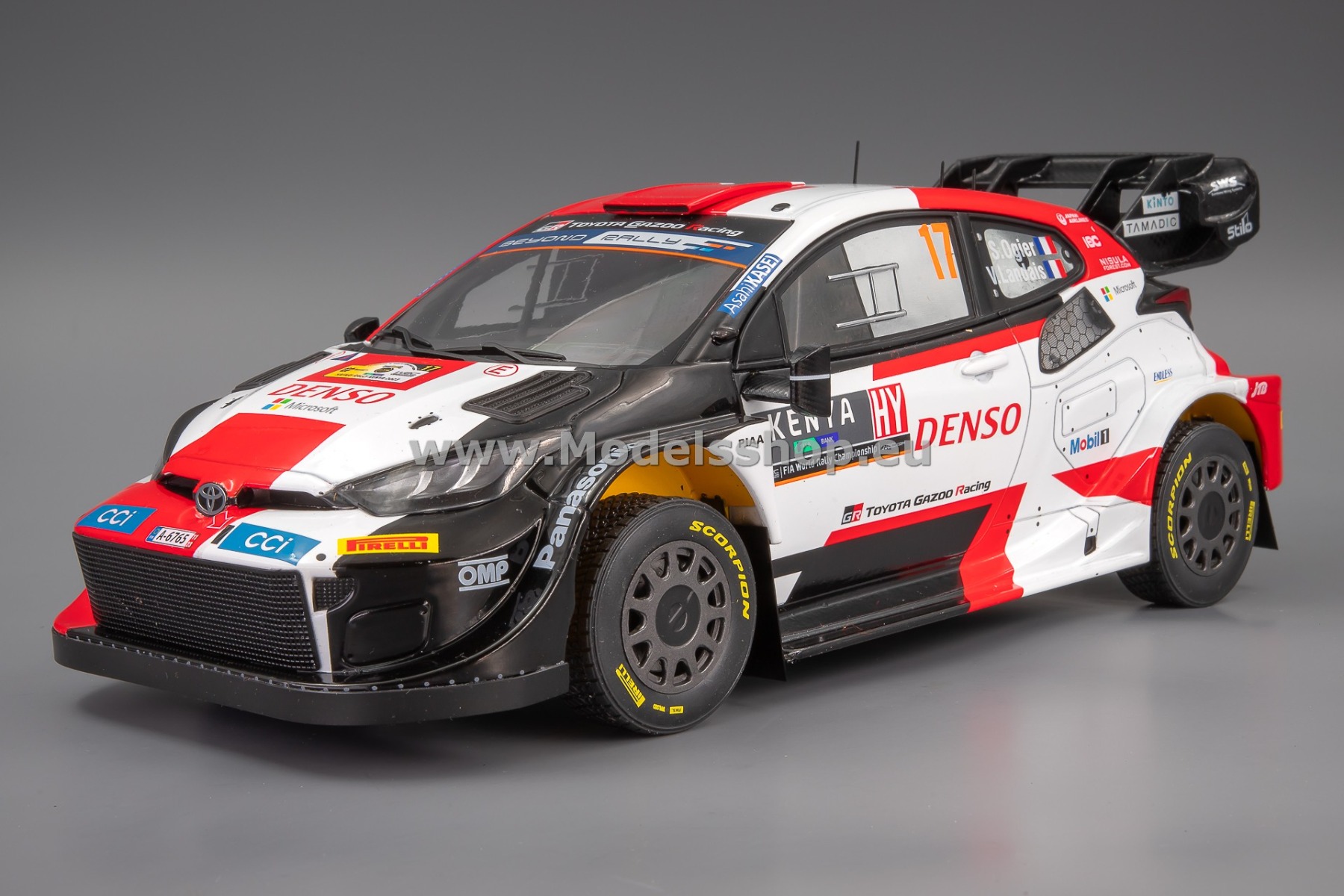 IXO18RMC173A.22 Toyota GR Yaris Rally1 Hybrid, No.17, Toyota Gazoo Racing WRT, Rallye WM, Safari Rally 2023, S.Ogier/V.Landais