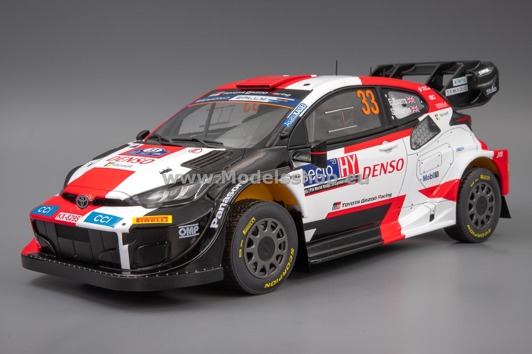 IXO18RMC174A.22 Toyota GR Yaris Rally1 Hybrid, No.33, Rallye WM, Rallye Finland 2023, E.Evans/S.Martin