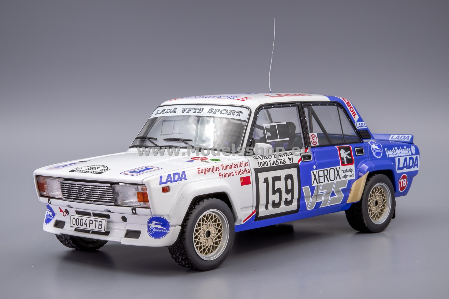 IXO18RMC181B.22 Lada 2105 VFTS,  No.159, 1000 Lakes Rally Finland 1987, E.Tumalevicius / P.Videika