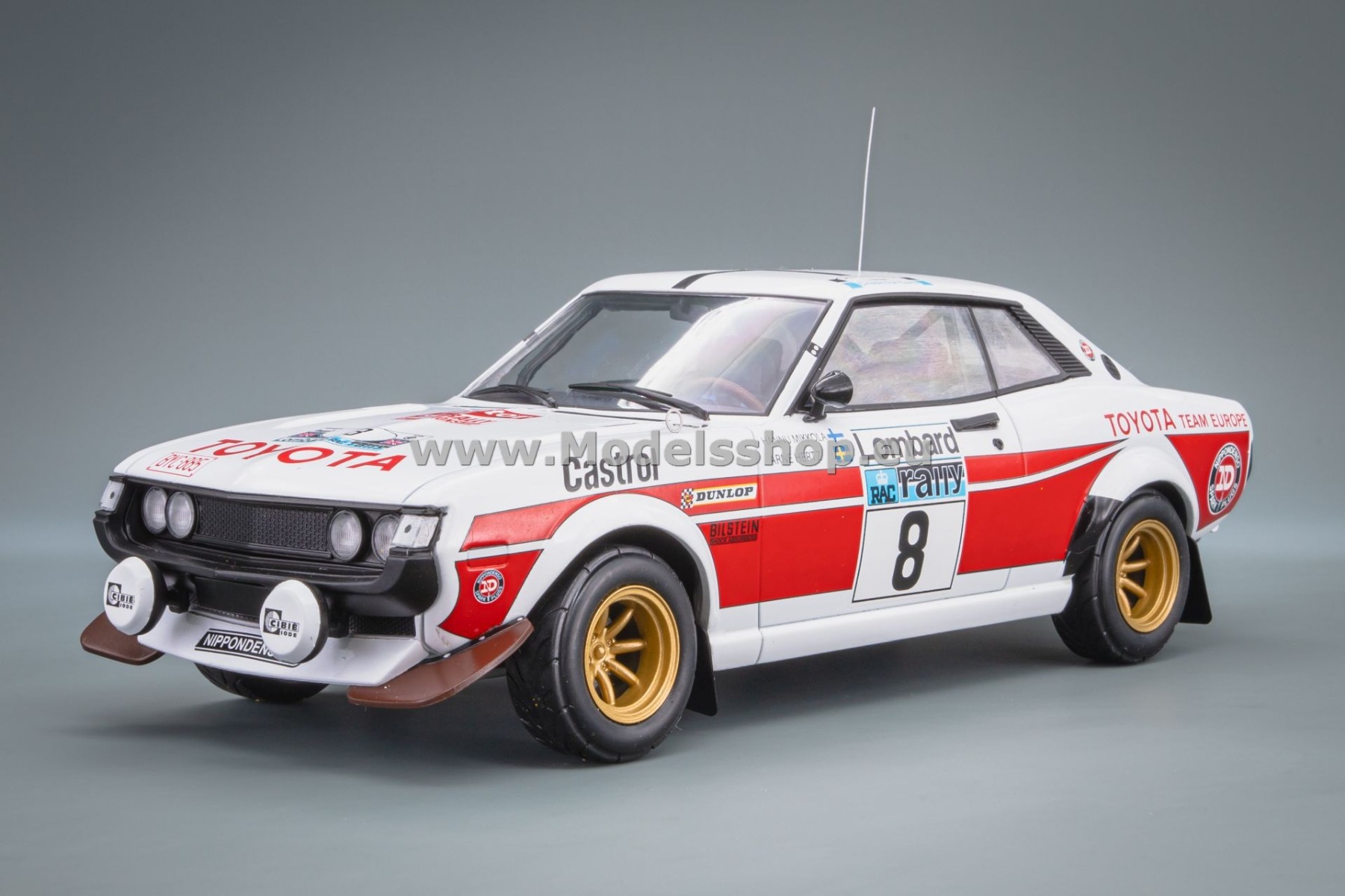 IXO18RMC189A.22 Toyota Celica 2000 GT (RA21) No.8, RAC Rally 1977, H.Mikkola - A.Hertz
