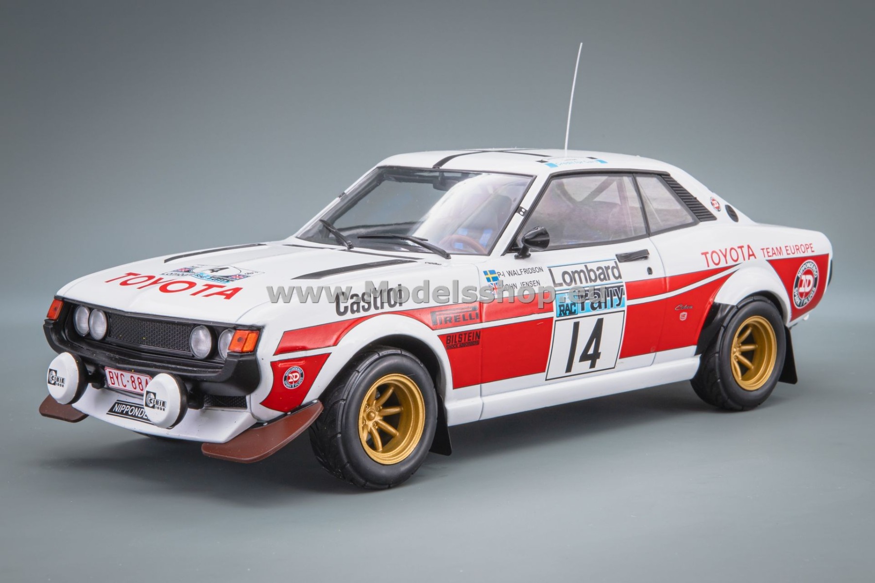 IXO18RMC189B.22 Toyota Celica 2000 GT (RA21) No.14 RAC RAlly 1977, P-I.Walfridson - J.Jensen