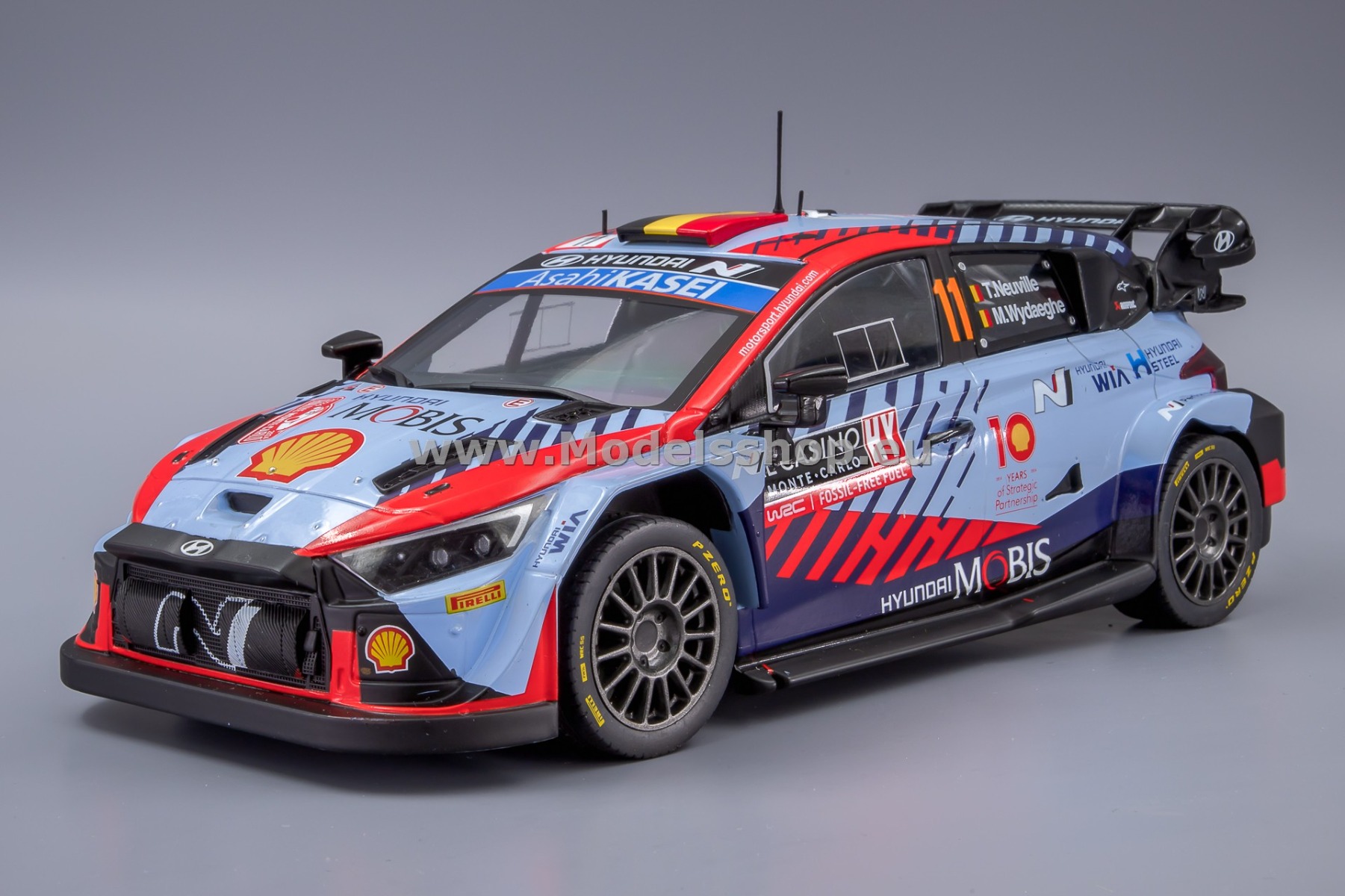 IXO18RMC194.22 Hyundai i20 N Rally1 No.11, Rally WM, Rallye Monte Carlo 2024, T.Neuville / 	M.Wydaeghe
