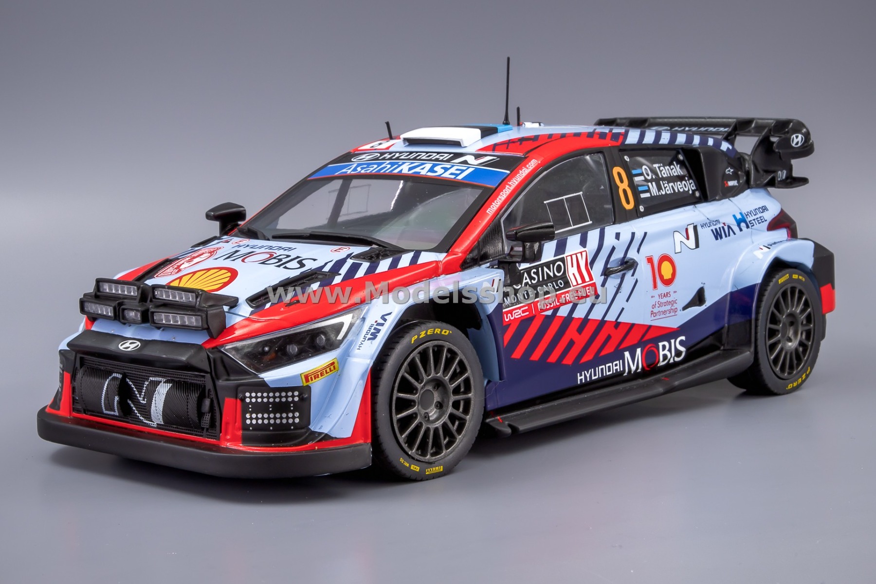 IXO18RMC195.22 Hyundai i20 N Rally1 No.8 Rally WM, Rallye Monte Carlo 2024, O. Tänak  / M. Järveoja