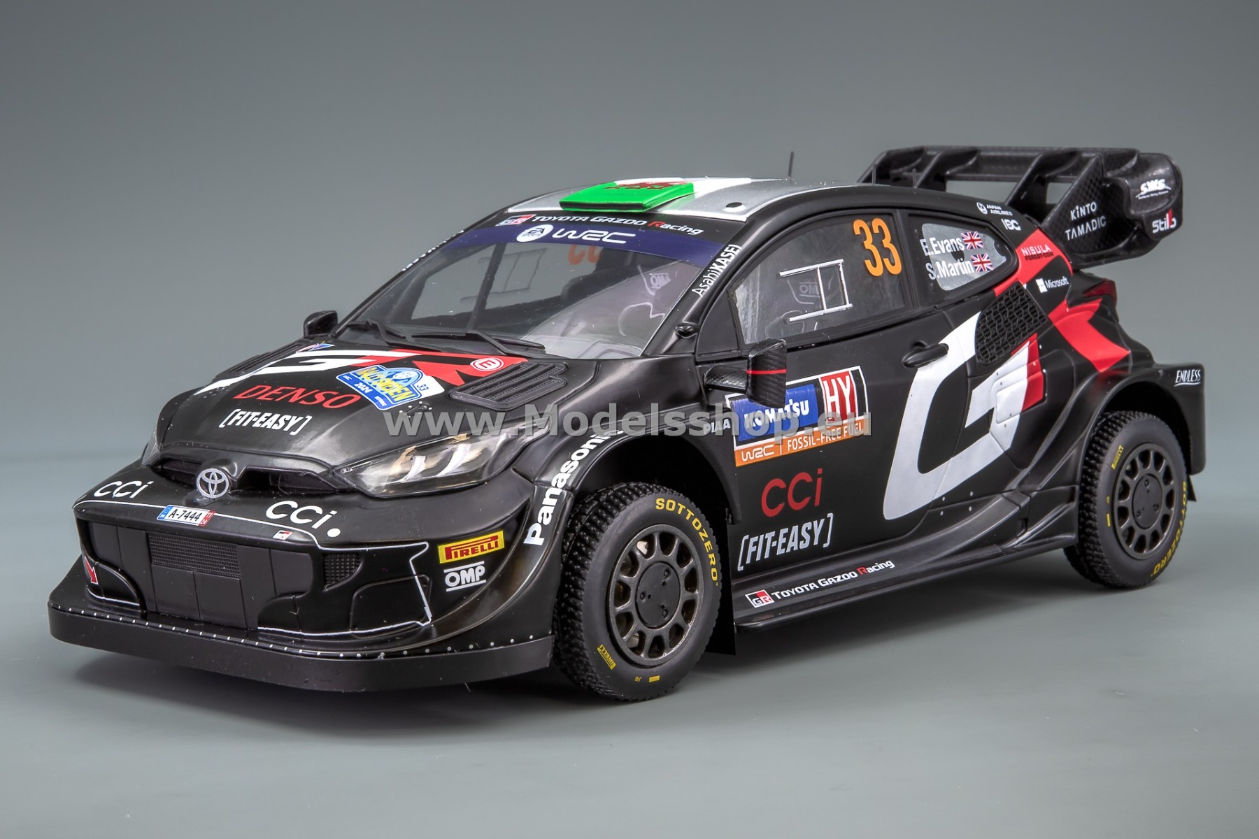 IXO18RMC200.22 Toyota Yaris Rally1 Hybrid, Toyota Gazoo WRT,  No33 Rally Sweden 2024, E.Evans - S.Martin