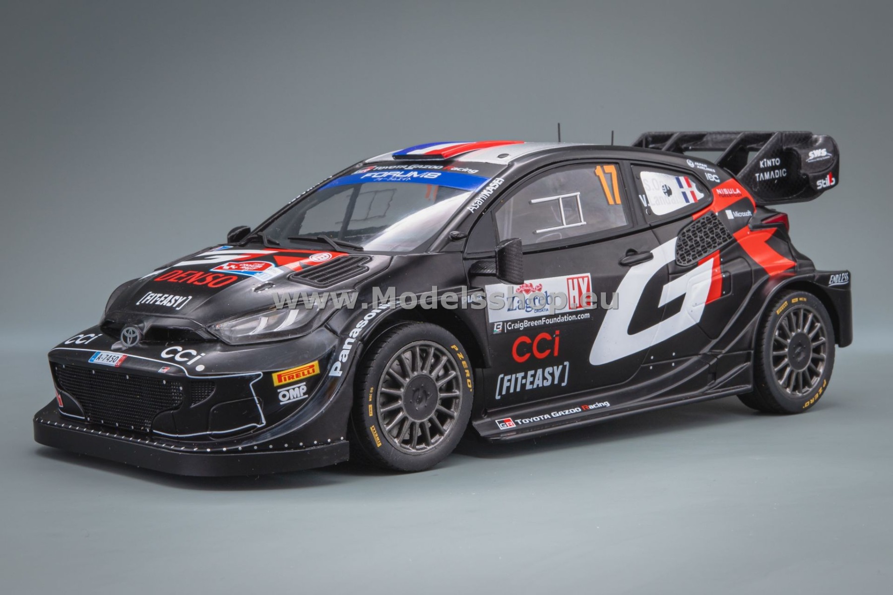 IXO18RMC202.22 Toyota Yaris Rally 1, Toyota Gazoo WRT, No.17, WRC, Rally Croatia 2024, S.Ogier - V.Landais