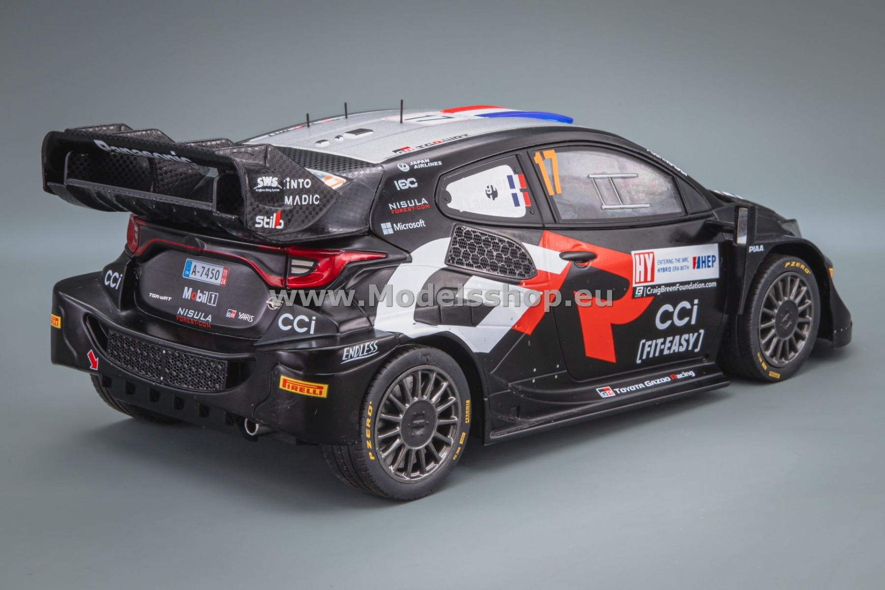 TOYOTA GR YARIS Rally1 ＃18 2024（1／43） GAZOOショッピング TOYOTA GR YARIS Rally1 ＃18 2024（1／43