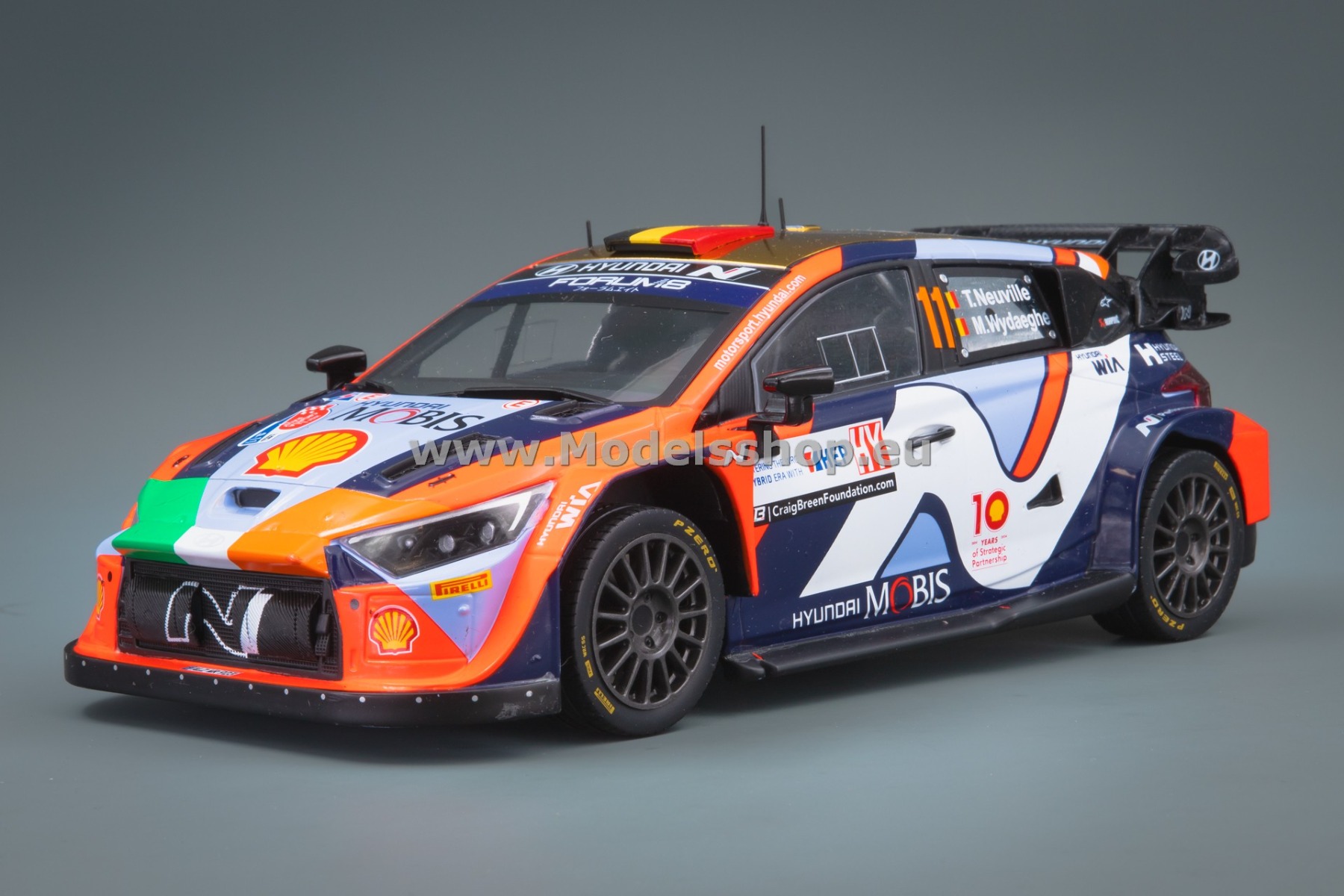 IXO18RMC203.22 Hyundai i20 N Rally1, No.11, WRC, Rally Croatia 2024, T.Neuville /  M.Wydaeghe