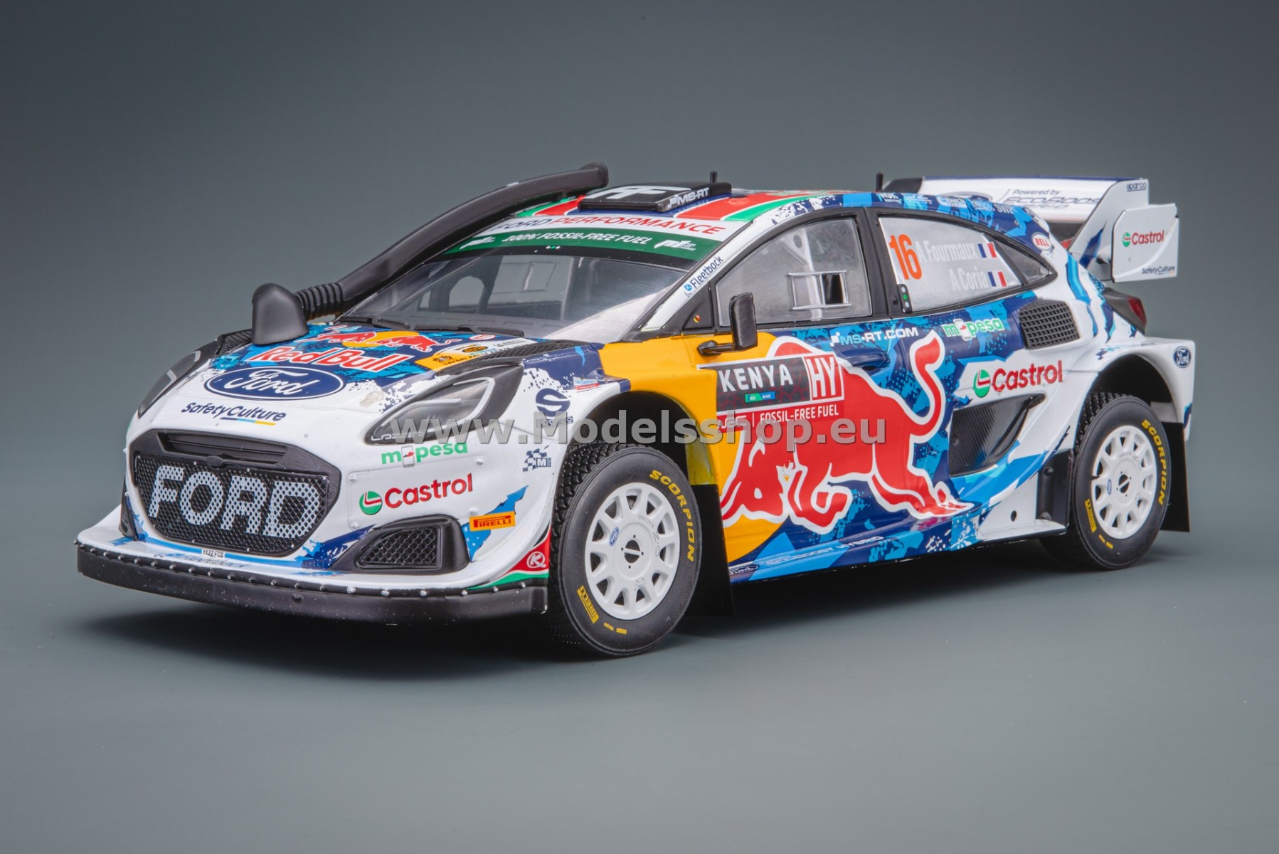 IXO18RMC207.22 Ford Puma Rally 1, No.16, WRC, Safari Rallye Kenia 2024, 	A.Fourmaux - A.Coria