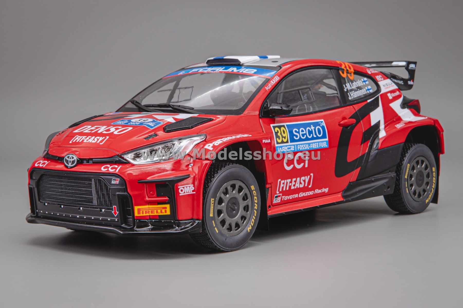 IXO18RMC211.22 Toyota GR Yaris Rally2, No.39, Rally WM, Rally Finland 2024 J-M.Latvala - J.Hänninen