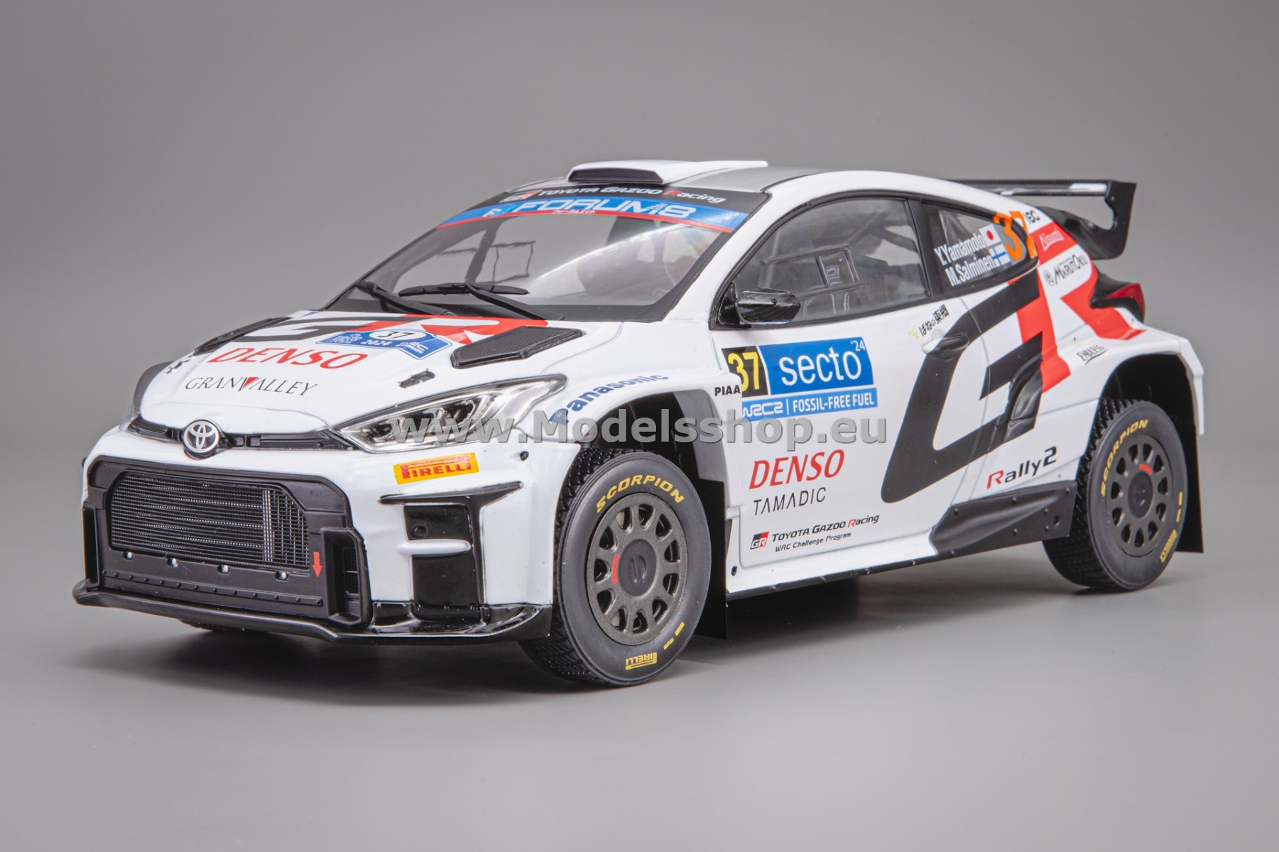 IXO18RMC212A.22 Toyota GR Yaris Rally2, No.37, Rally WM, Rally Finland 2024, Y.Yamamoto - M.Salminen