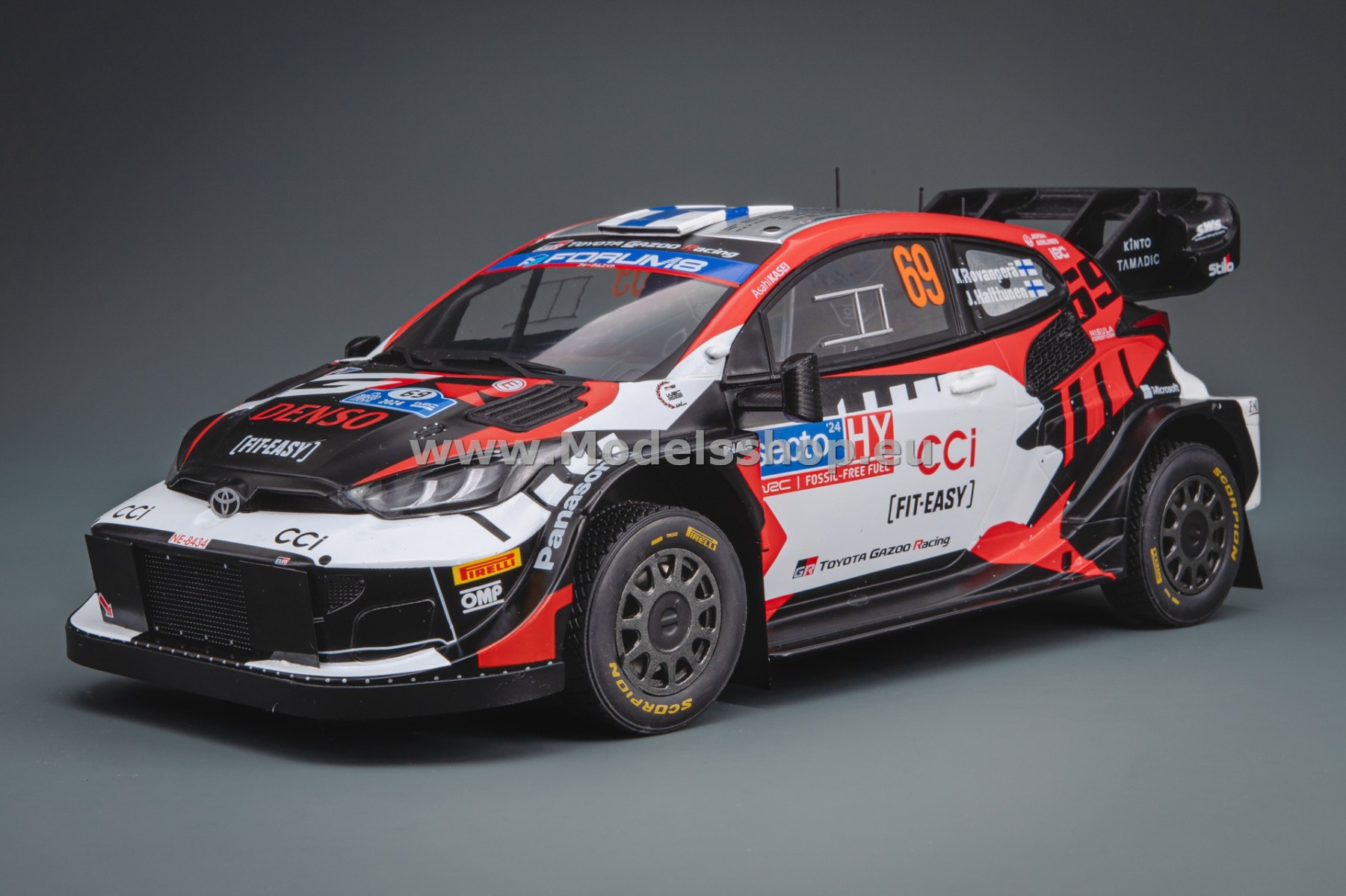 IXO18RMC218.22 Toyota GR Yaris Rally1 Hybrid No. 69, Rally WM Rally Finland 2024 K. Rovanperä - J. Halttunen