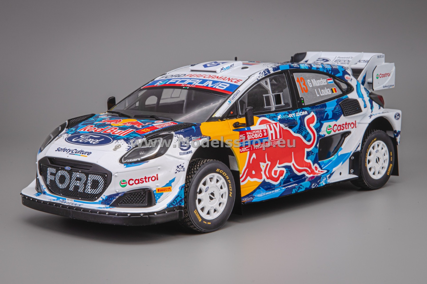 IXO18RMC224.22 Ford Puma Rally1, No.13, Rally WM, Rally Chile 2024, G.Munster / L.Louka