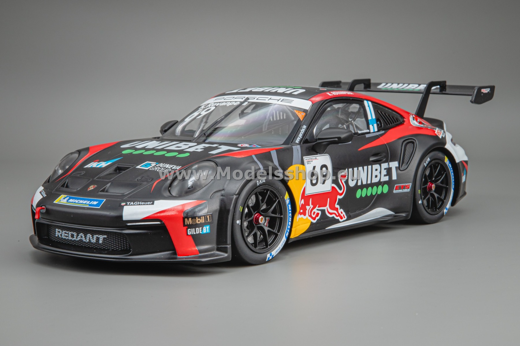 IXO18RMC226.22 Porsche 911 GT3 Cup, No.69, Porsche Cup Zolder 2024, K.Rovenperä