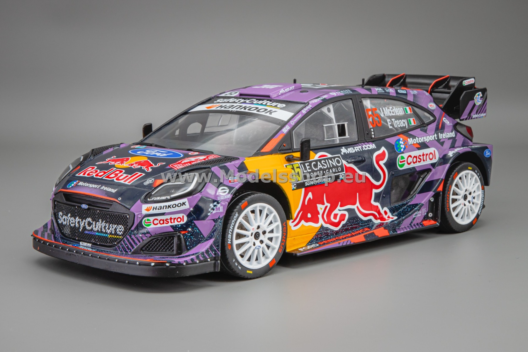 IXO18RMC231A.22 Ford Puma Rally1, M-Sport WRT No.55, WRC Rally Monte Carlo 2025, J.McErLean - E.Treacy