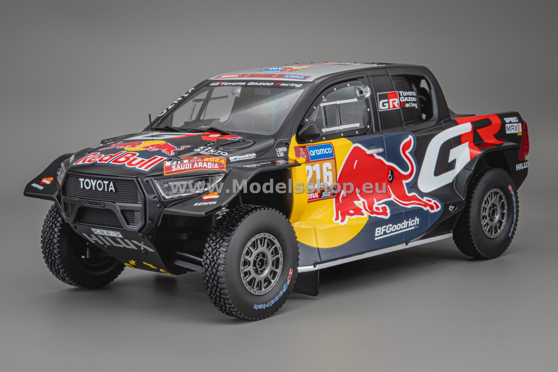 IXO18RMC238B.22 Toyota GR DKR Hilux Evo T1U, No.216, Rally Dakar, 2024, S.Quintero - D.Zenz