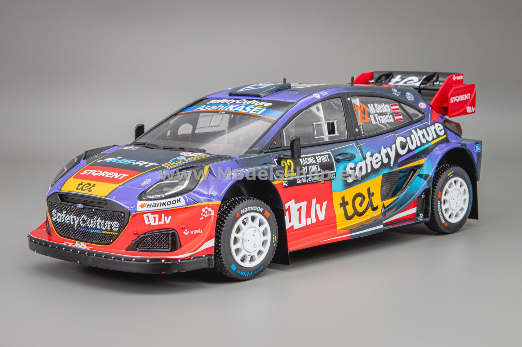 IXO18RMC240.22 Ford Puma Rally1, No.22, WRC Rally Sweden 2025, M.Sesks/R.Francis