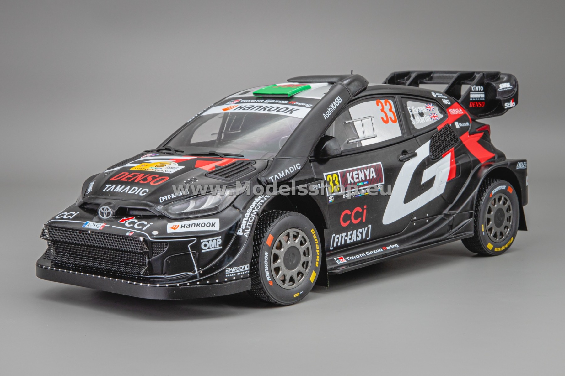 IXO18RMC245.22 Toyota GR Yaris Rally1, No.33, WRC Safari Rally Kenia 2025, E.Evans - S.Martin